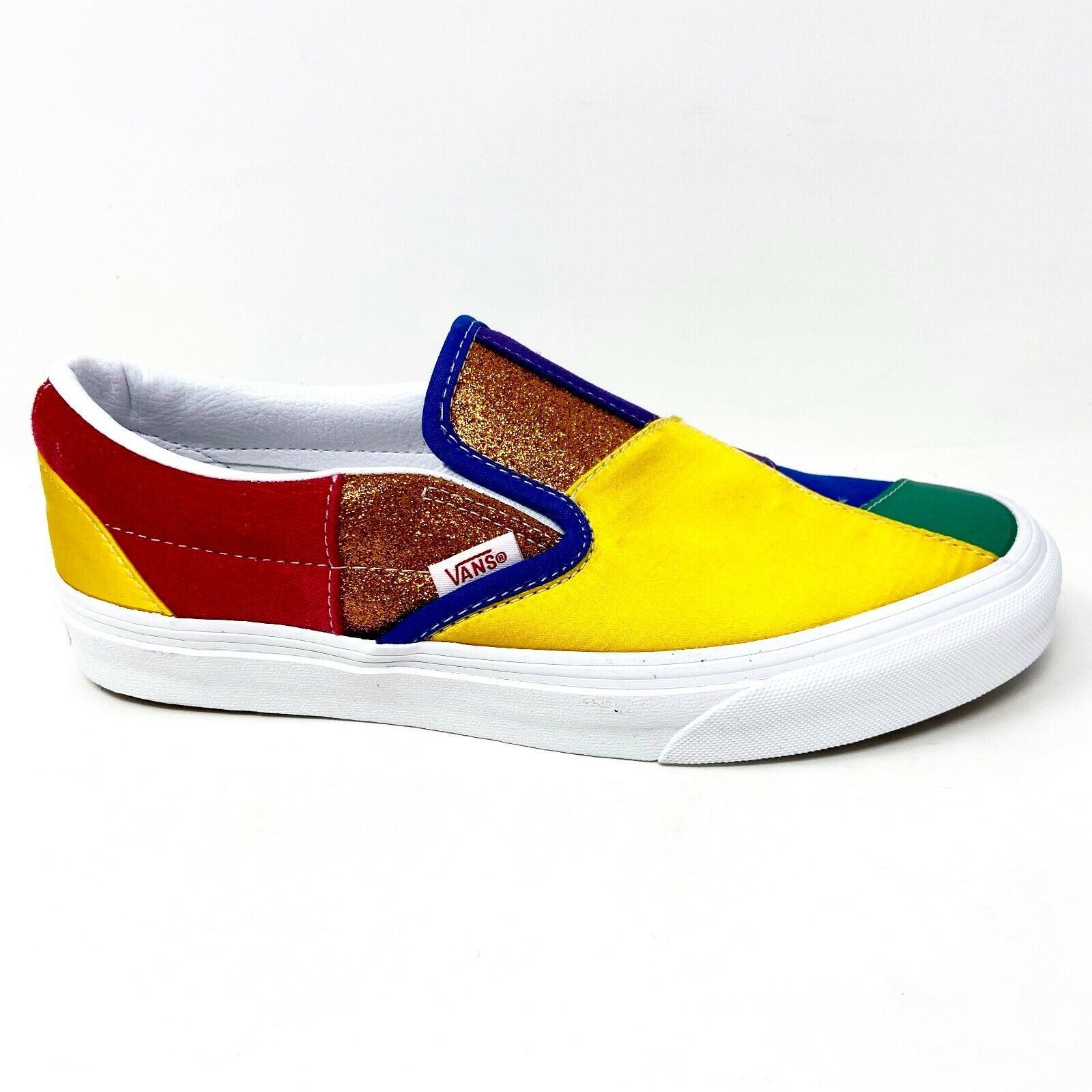 Vans Classic Slip On (Pride) Patchwork True White LGBTQ  display picture 2