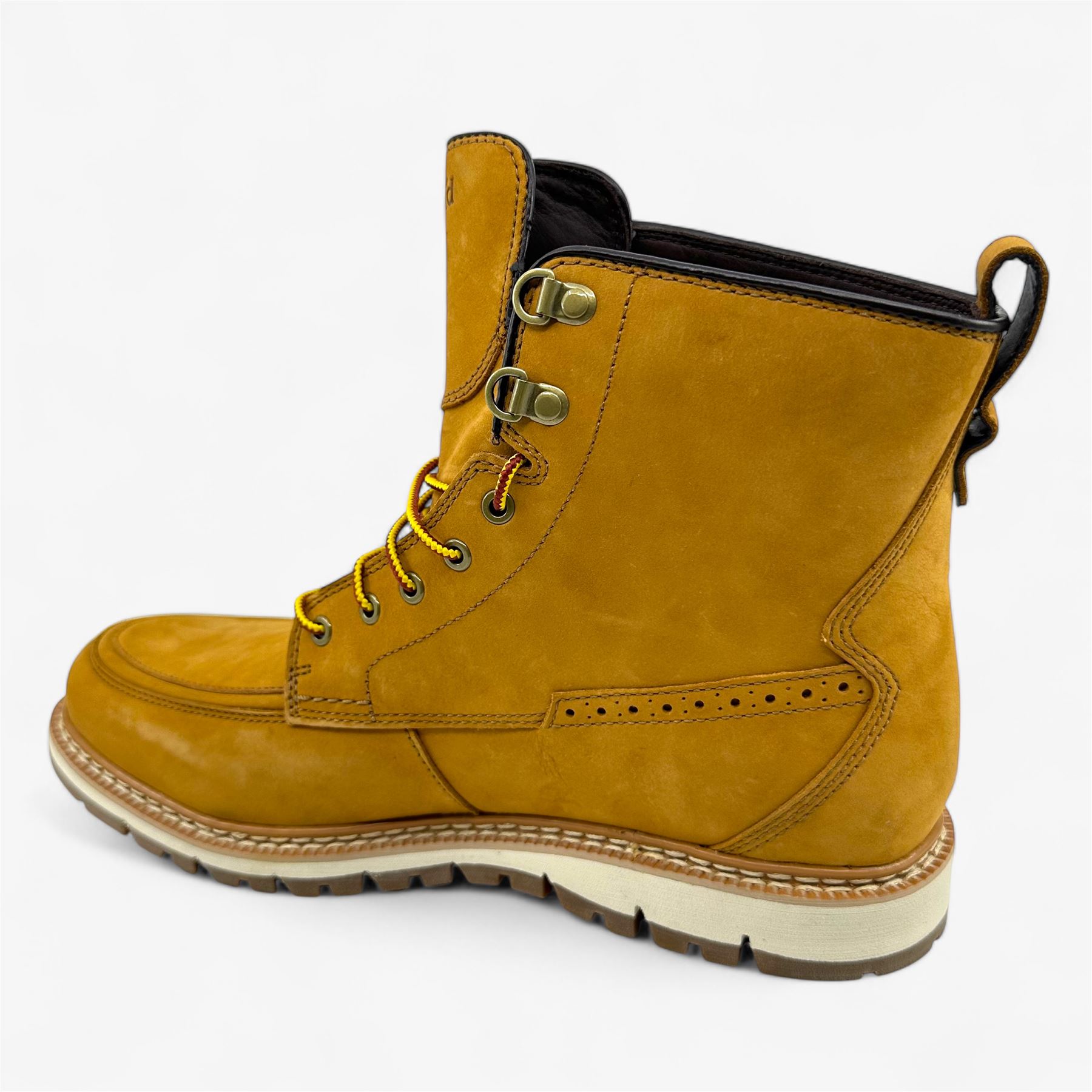 Timberland Britton Hill Moc Toe Boot Nubuck Leather Tan Size 13 Men’s Used Timberland Britton Hill Men main image 3