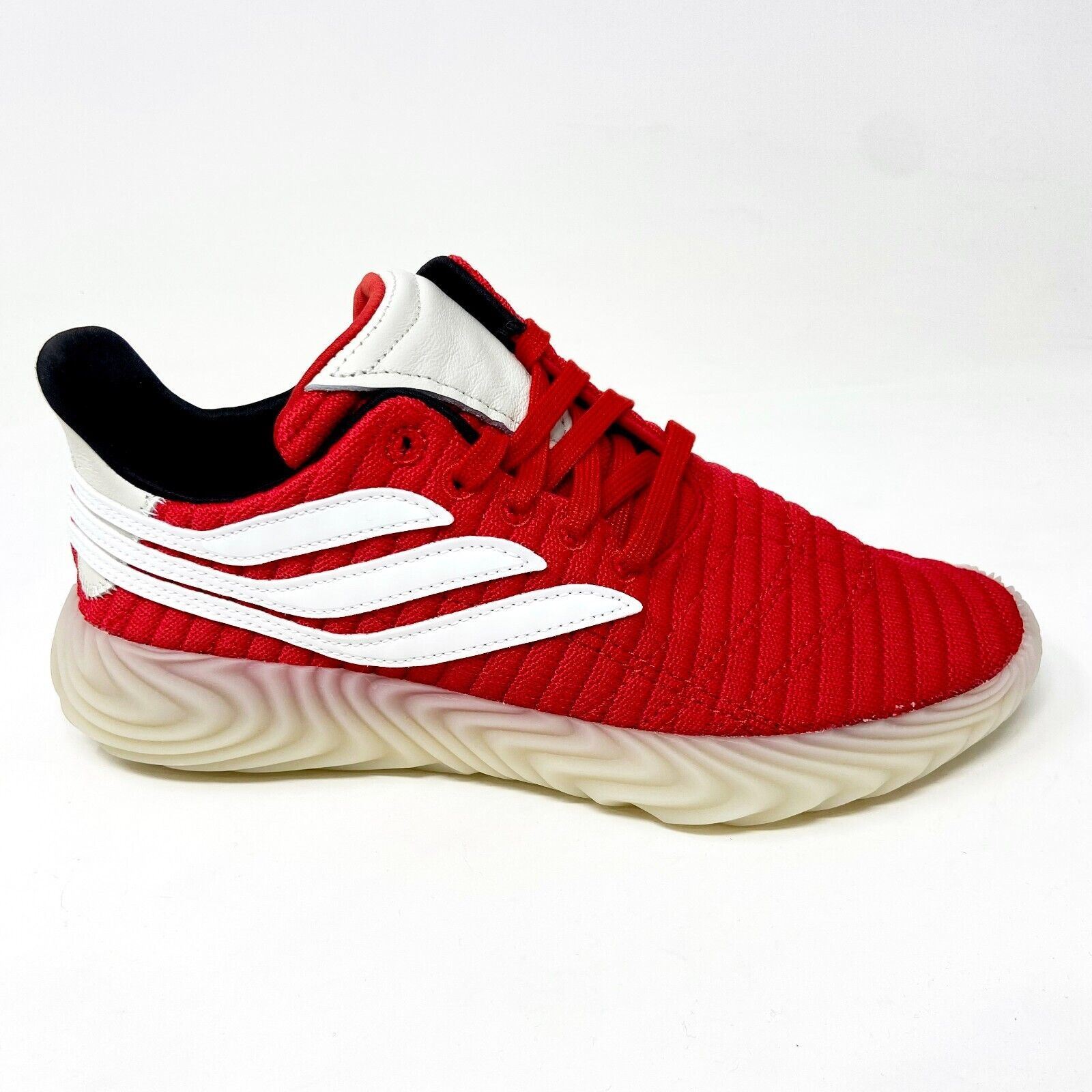 Adidas Sobakov Scarlet Red Off White Mens Trainers Sneakers  display picture 1