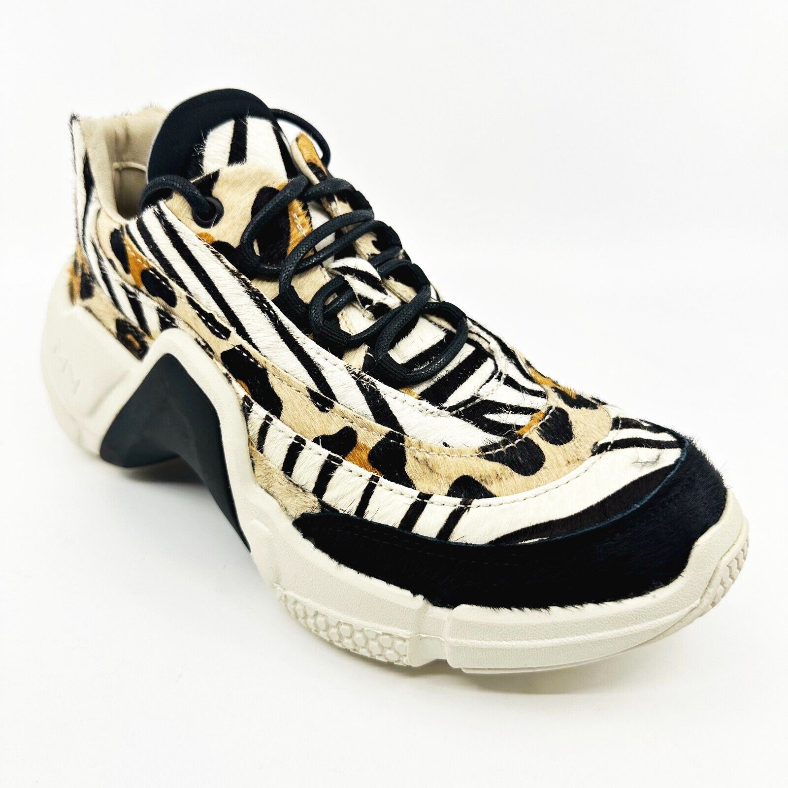 Mark Nason Neo Block Mix Up Black Womens Size 5.5 Athletic