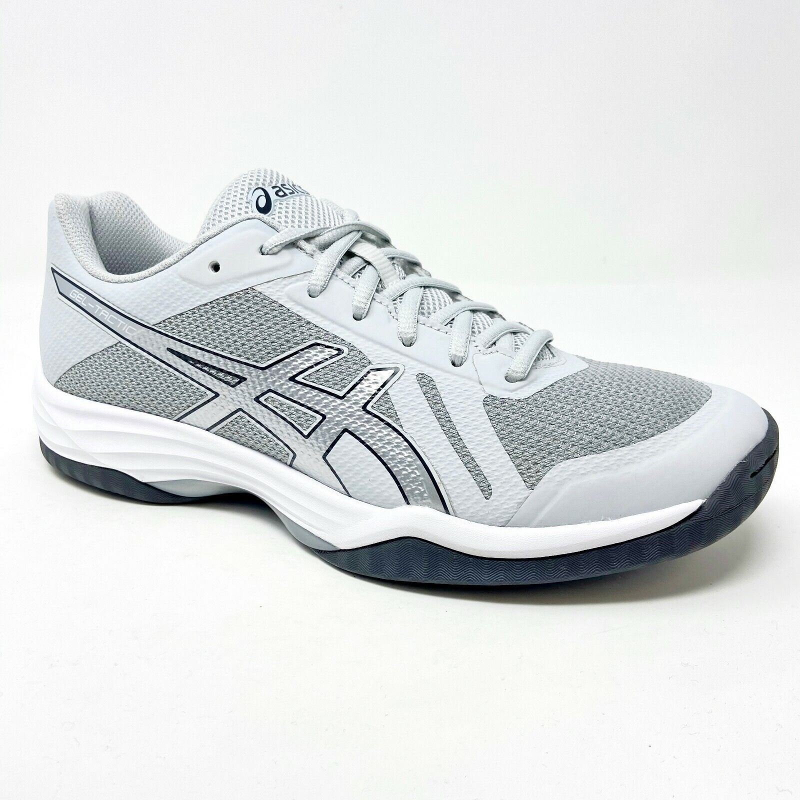 Asics Gel-Tactic Glacier Grey Silver Womens Size 12 Volleyball