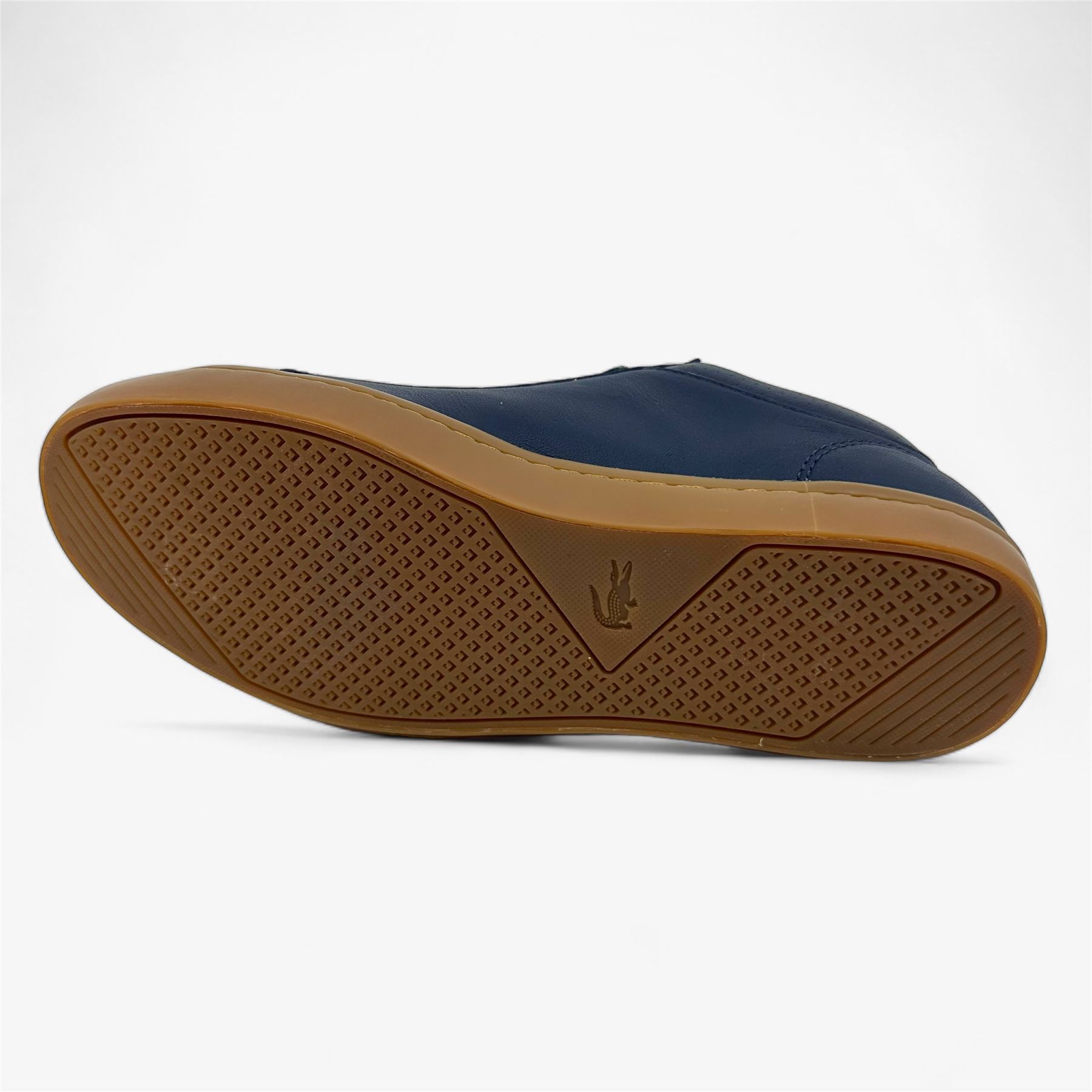 Lacoste Straightset Navy Leather Sneakers Men’s 8.5 Amazon.com | Lacoste Men main image 2