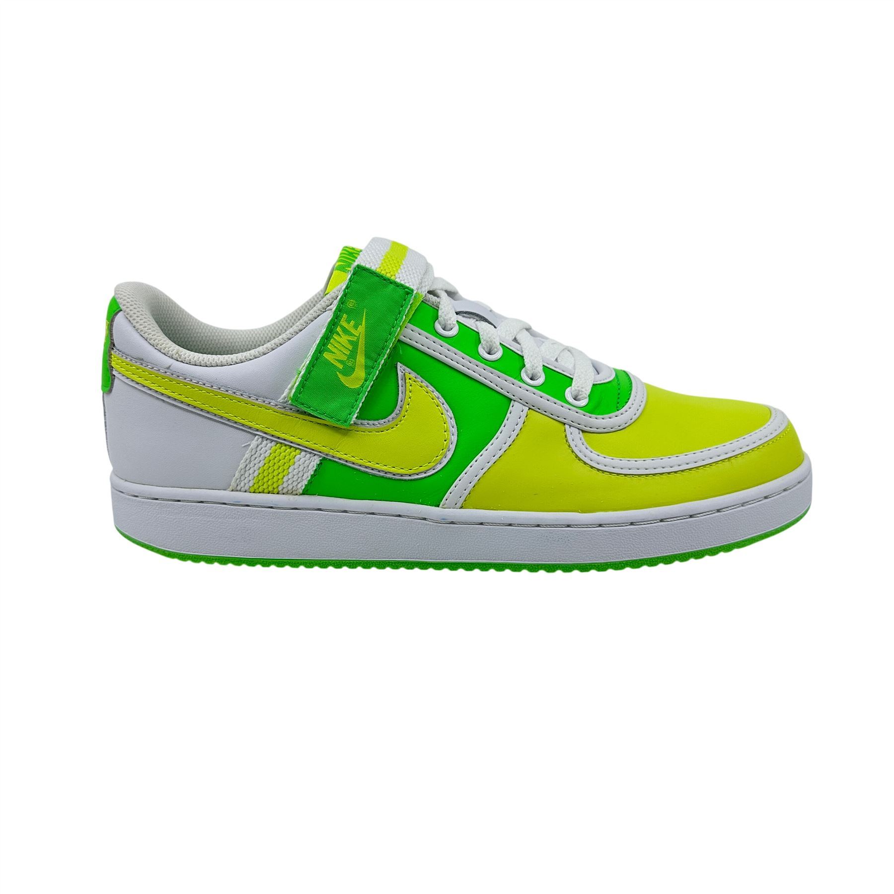 Nike Vandal Low Green Sonic Yellow White Mens Athletic Sneaker | eBay