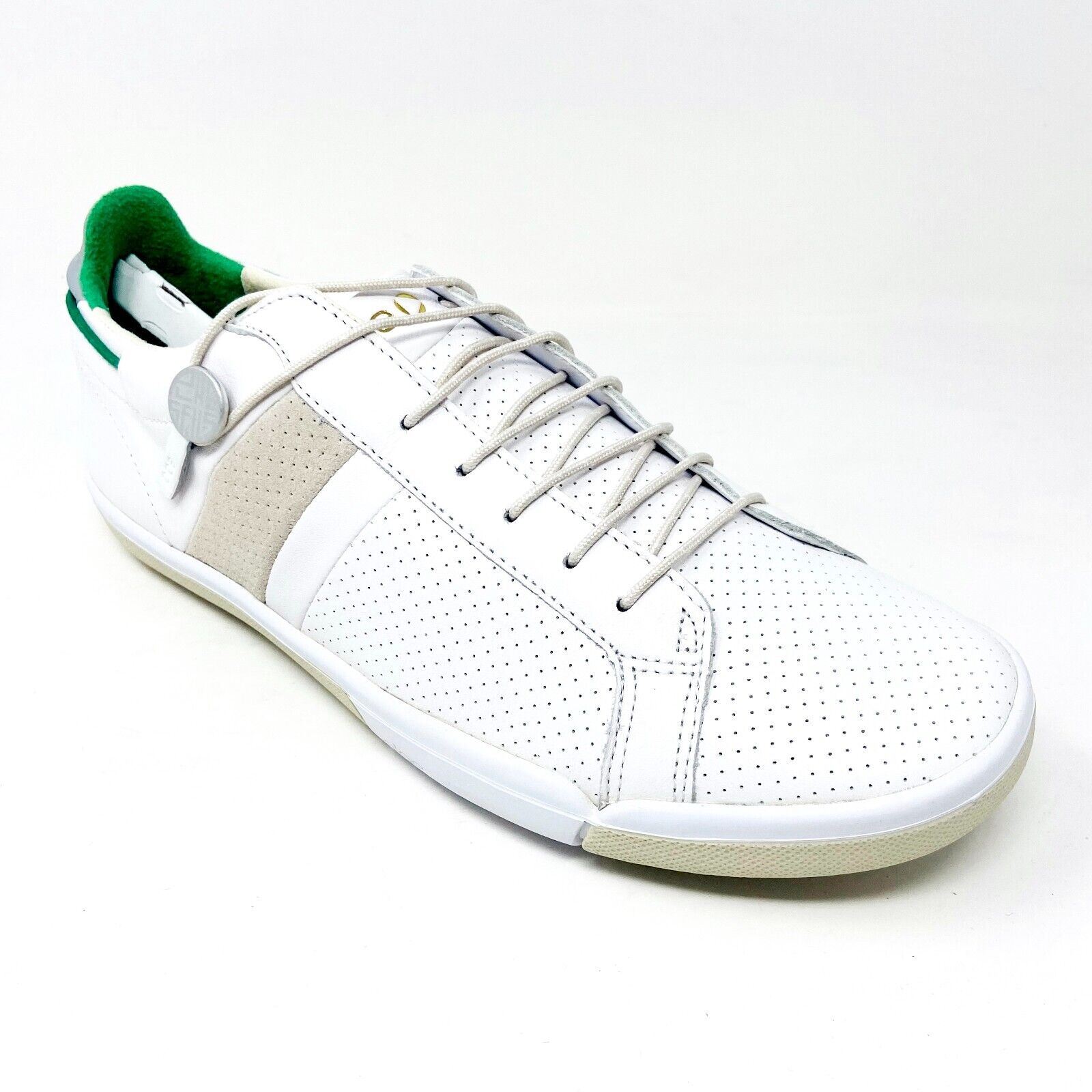 Plae Mulberry White Green Mens Full Grain Leather Casual 