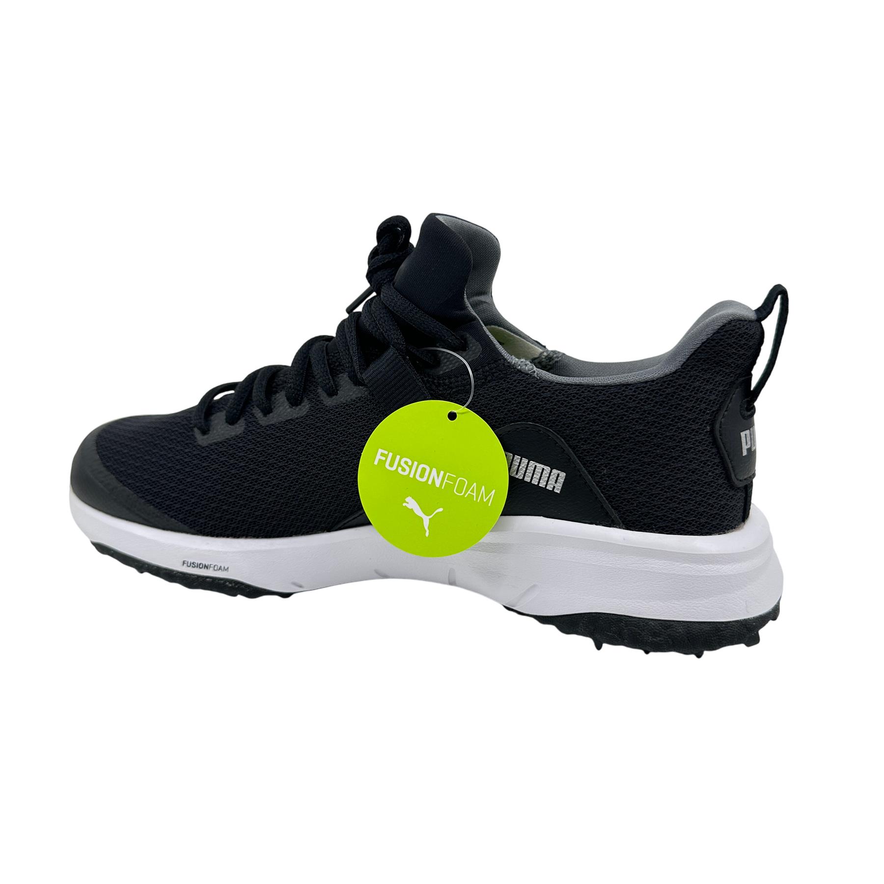 PUMA Fusion Evo Black White Kids Size 7 Athletic Sneaker | eBay display picture 2