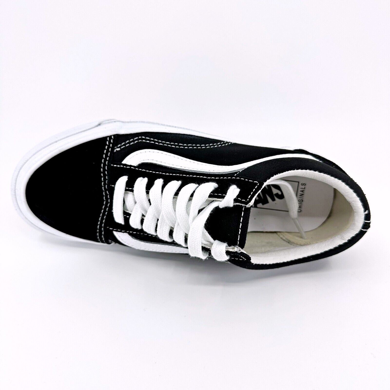 Vans Vault OG Old Skool LX (Suede Canvas) Black True White Womens