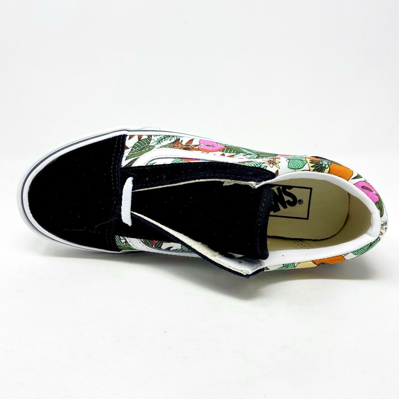 Vans Old Skool (Multi Tropical) Black True White Floral Womens