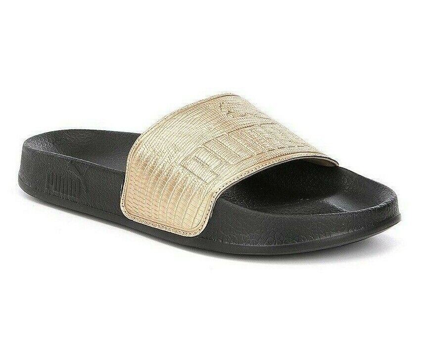 Puma Black and Gold Slide Sandals Puma Cool Cat Women main image 2
