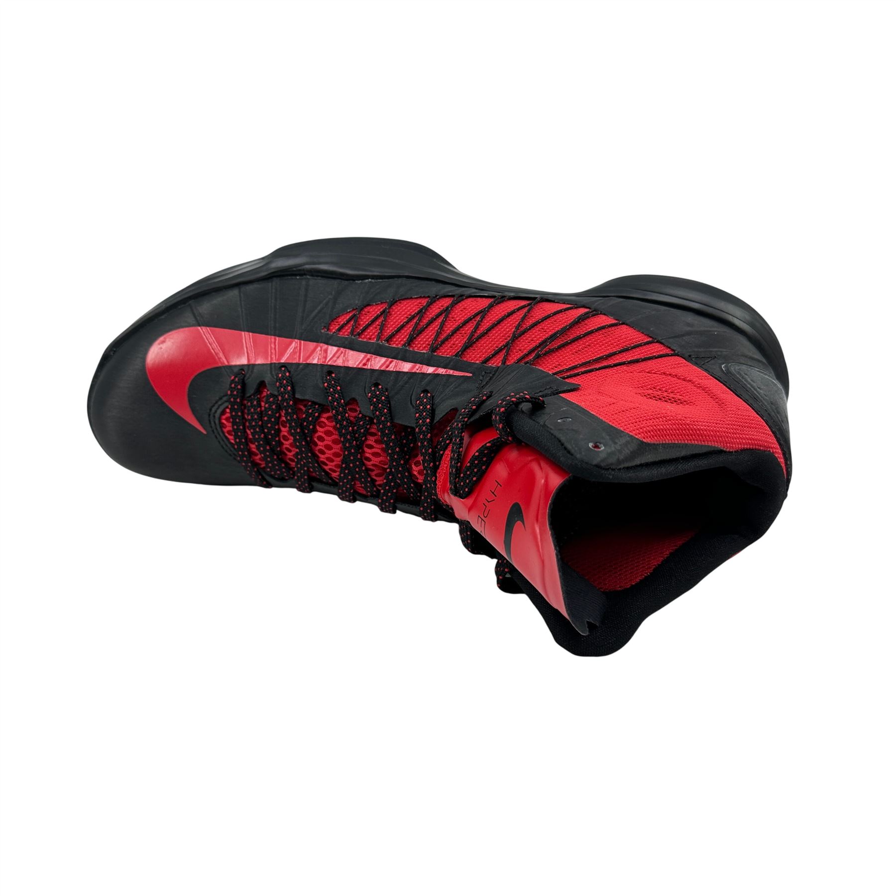 Nike Hyperdunk Black University Red Mens Athletic Sneaker | eBay