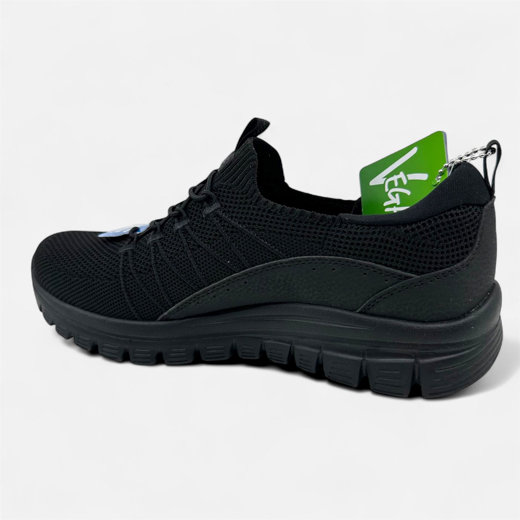 Skechers Graceful Picture Perfect Black Womens Casual Stretch Fit