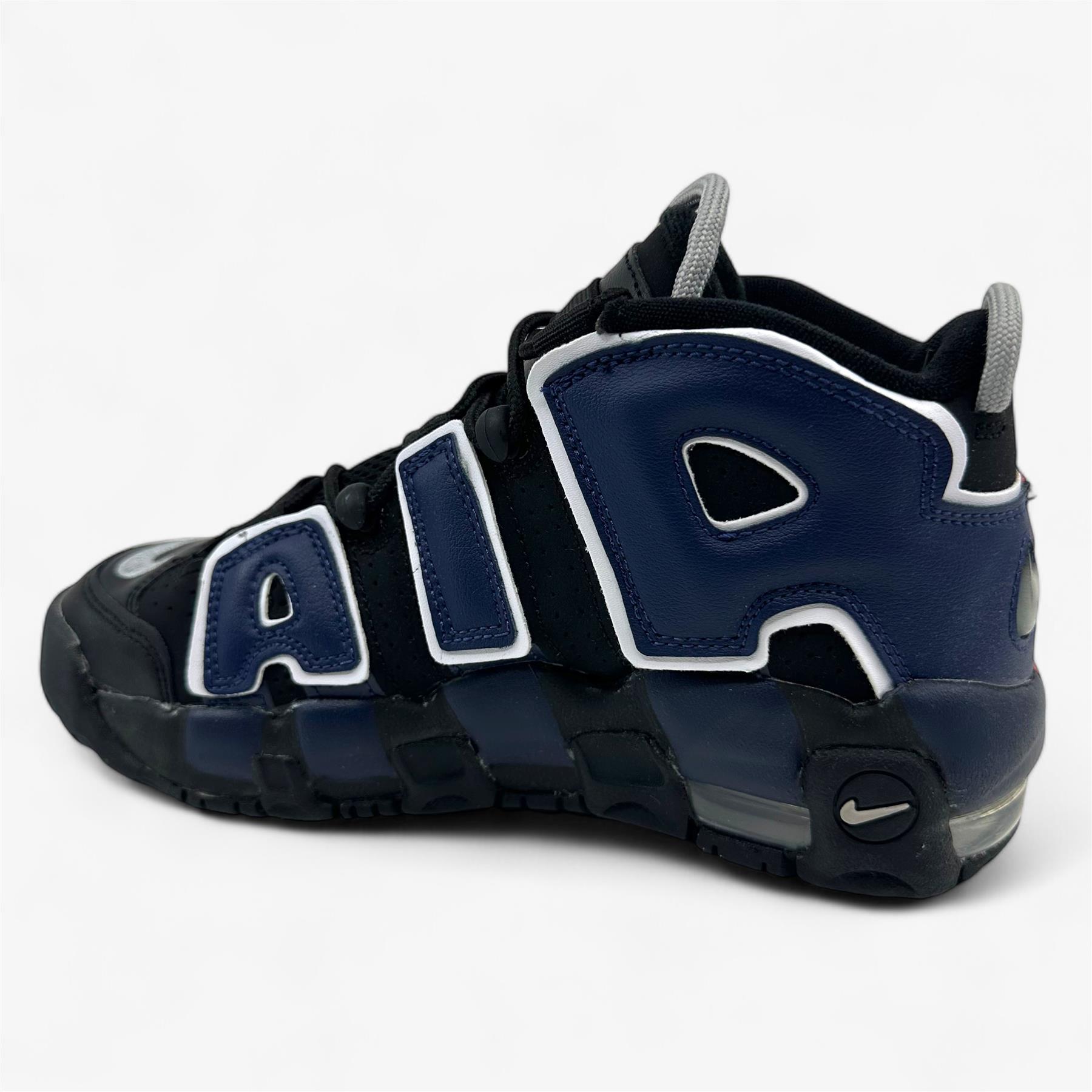 Nike Air More Uptempo GS Black University Red Kids Athletic
