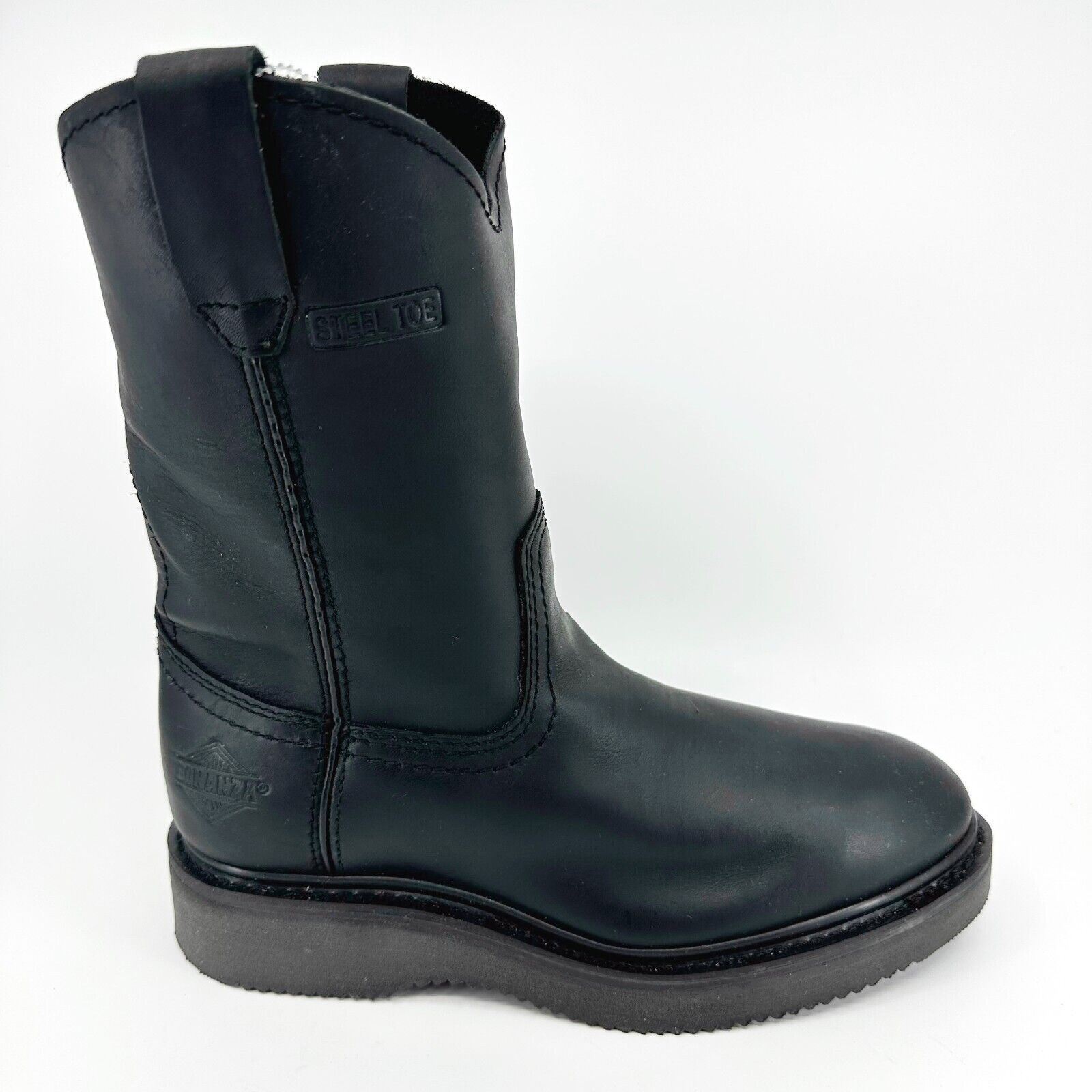 Bonanza 10 Inch Steel Toe Leather Work Boots Men\'s US‎ 8.5 EU 41.5 BONANZA Men main image 3