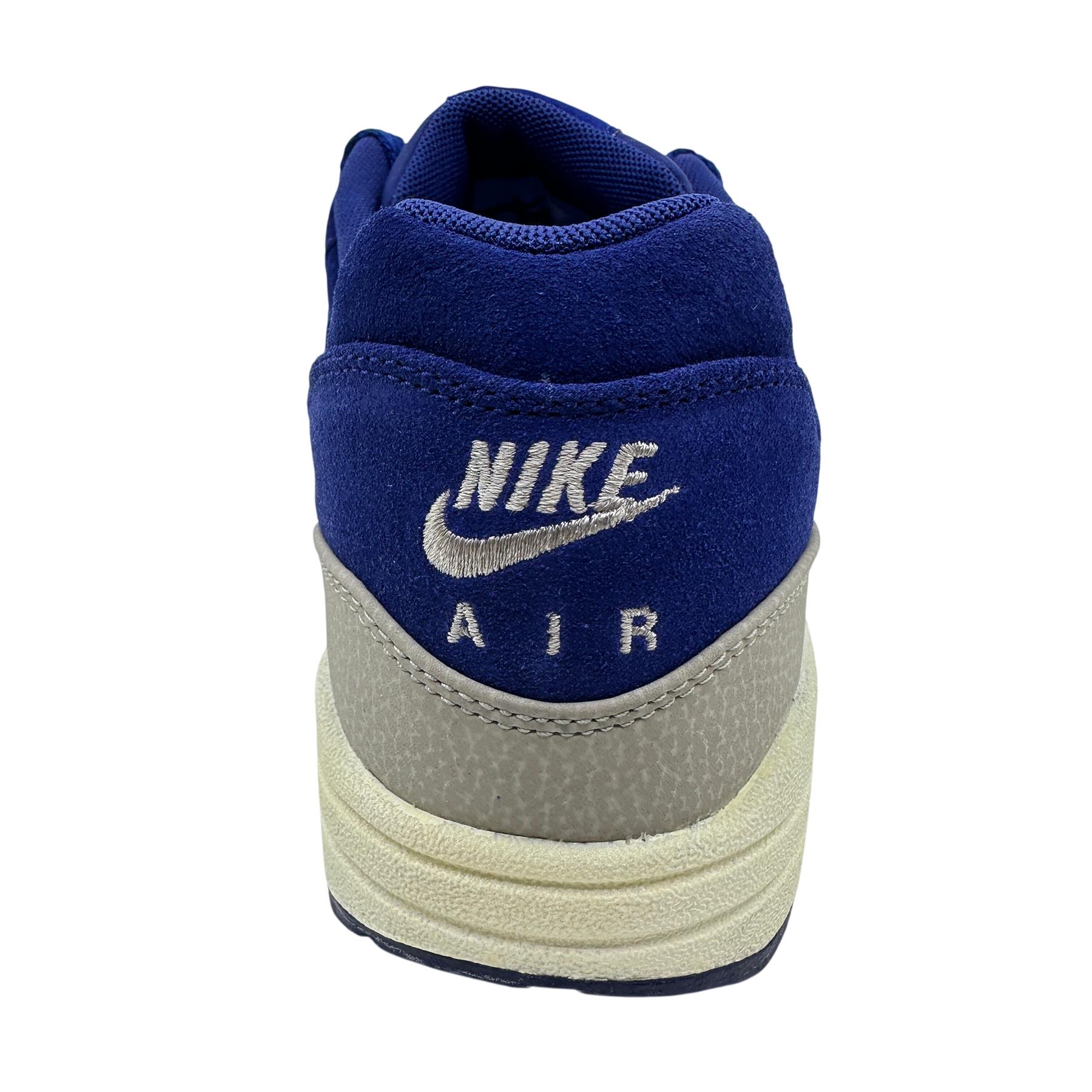 Nike Air Max 1 Premium Royal Blue White Mens Athletic Sneaker FD9082-100 Nike Air Max 1 Deep Royal Blue | eBay main image 4