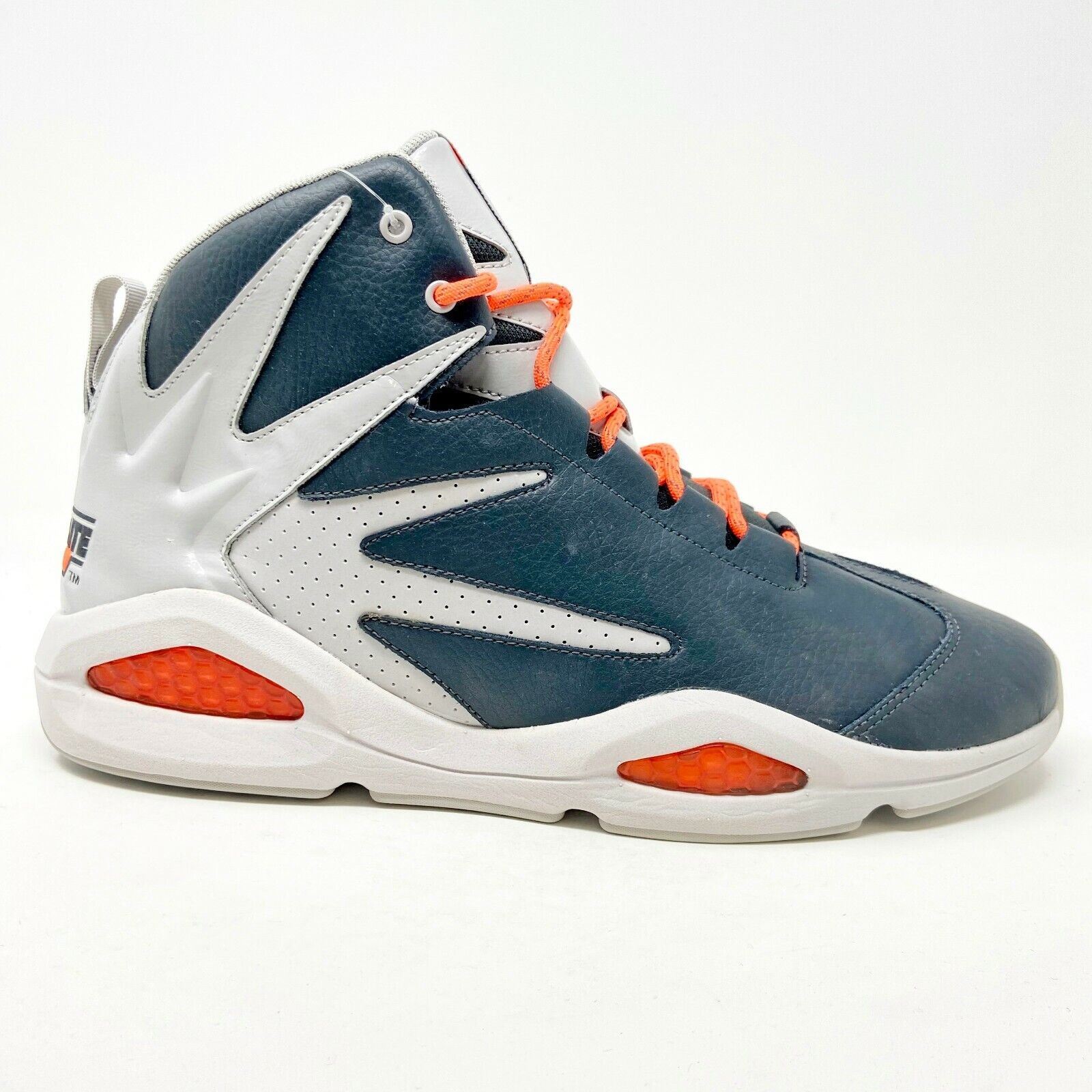 Reebok Blast Black Gravel Gray Hexalite Mens Retro Basketball