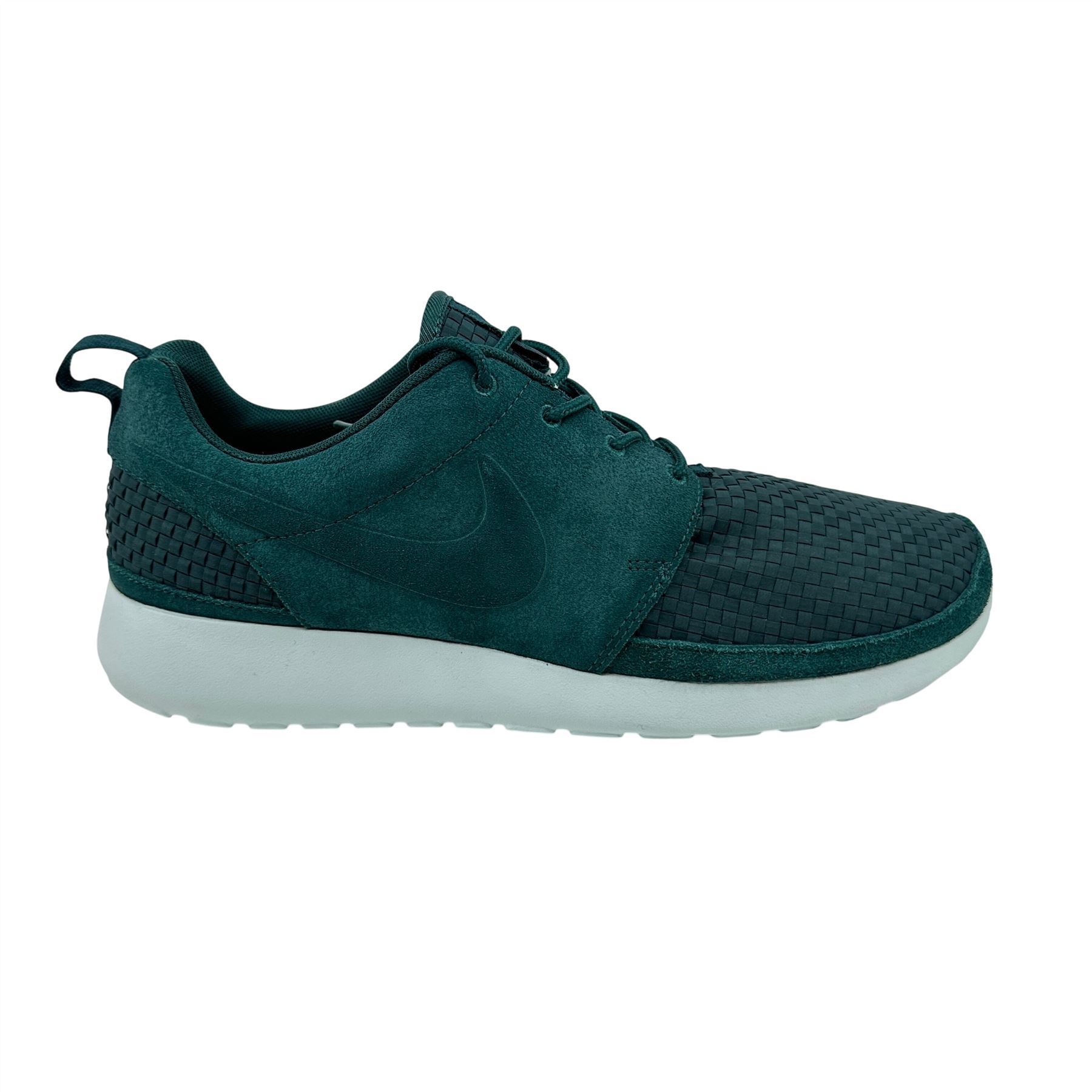 Nike Roshe Run Woven Dark Atomic Teal Mens Athletic Sneaker Nike Rosherun Woven Dark Atomic Teal Green 555602-334 Mens  main image 2
