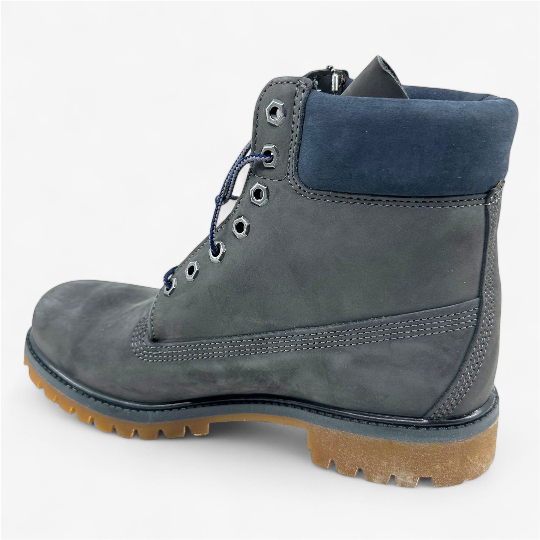 Timberland 6 Inch Premium Dark Gray Gum Mens Boot Waterproof 
