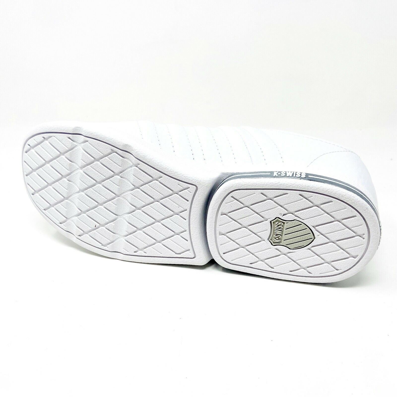 Ann　KSホワイト　Sサイズ K Swiss White Black Silver Model ST329 Mens Memory Foam CMF