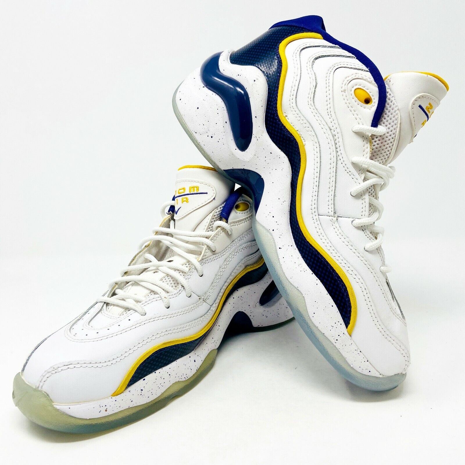 Nike Air Zoom Flight 96 White Gold Purple Lakers Kobe 317980 100