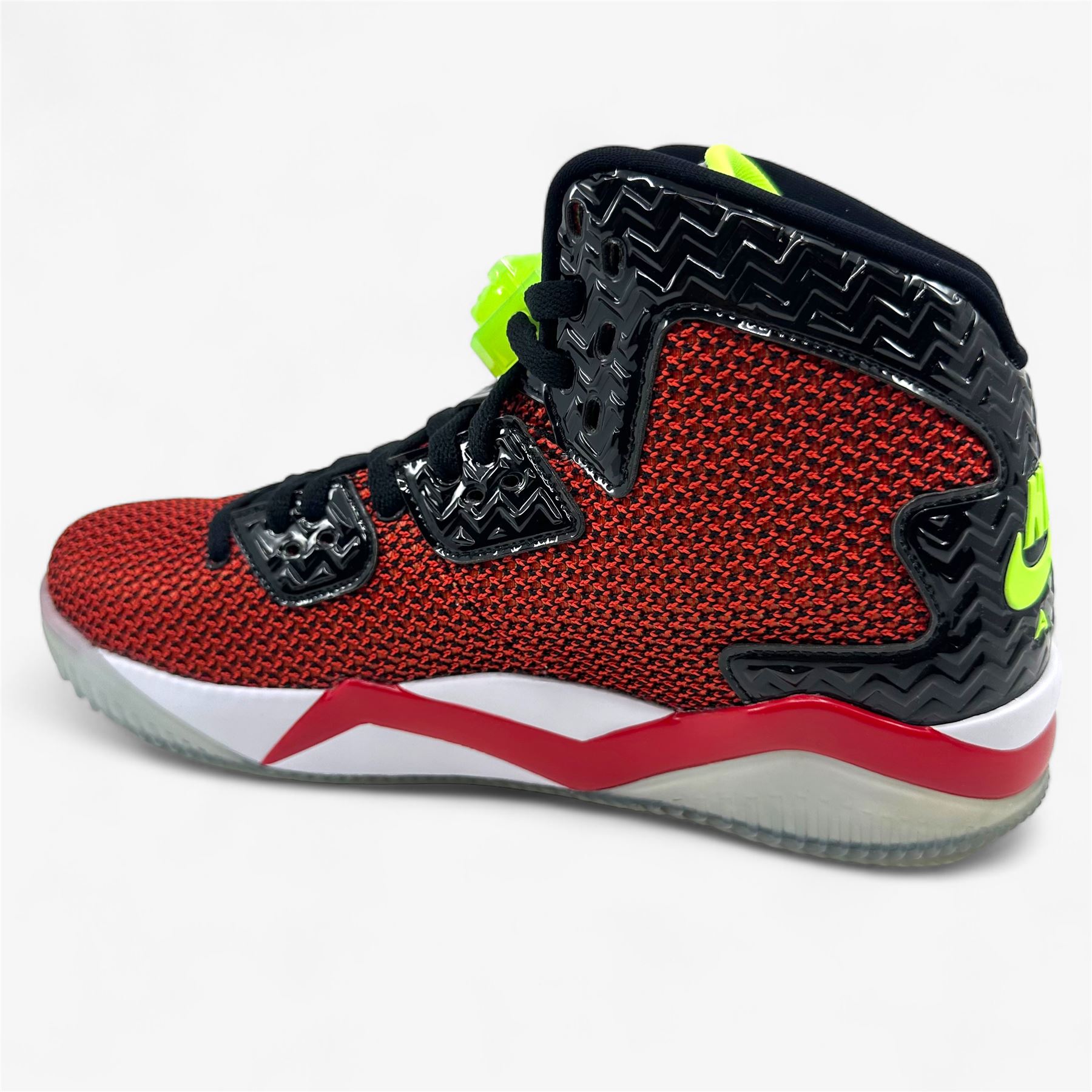 Air Jordan Spike Forty Sneakers Mens Size 11.5 Red Ghost Green 819952-605 Jordan Spike Forty University Red Ghost Green Black White  main image 2