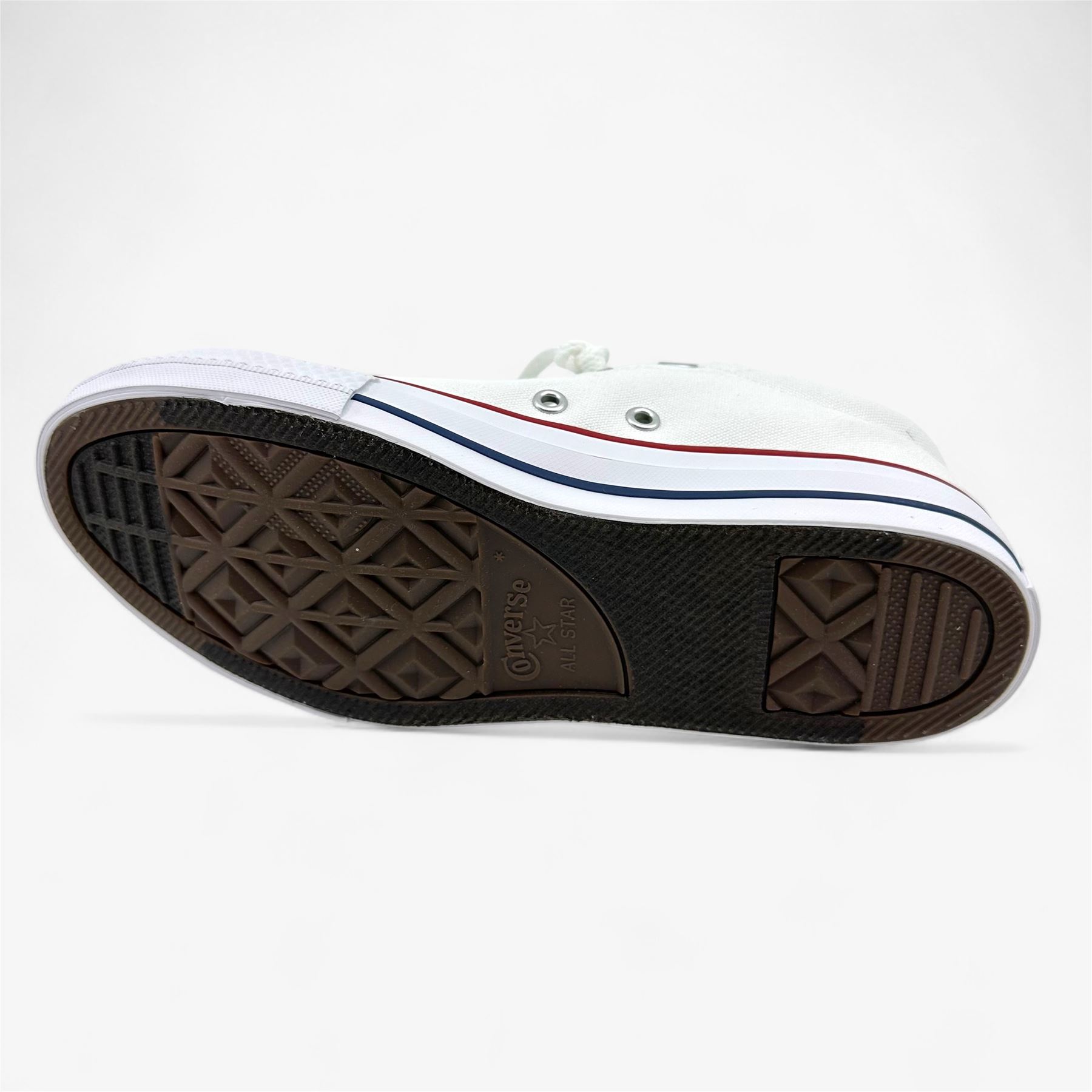 わかlil Converse CTAS Street Slip White Garnet Navy Kids Size 3.5 Athletic