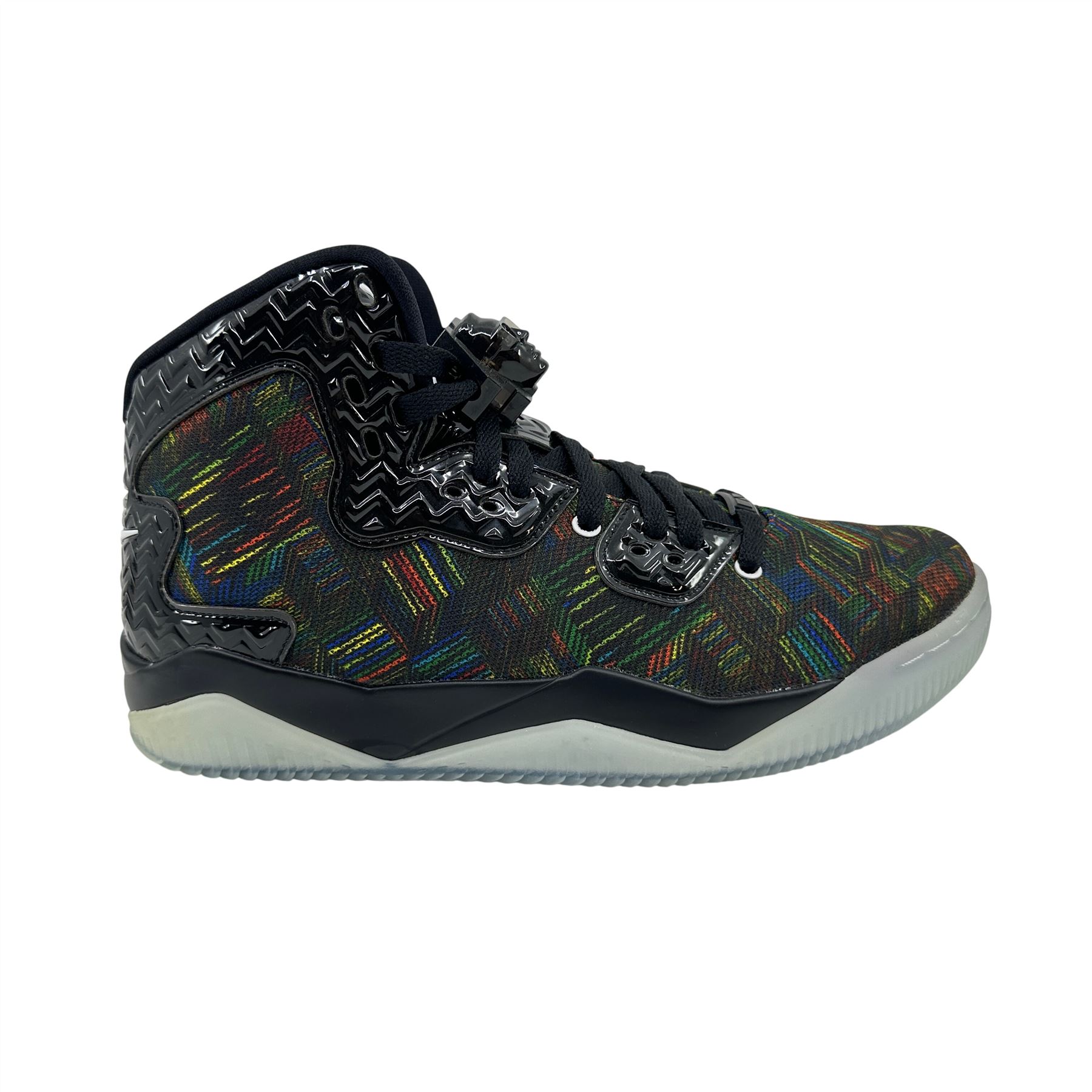 Jordan Spike Forty BHM Black White Volt Mens Black History Month Sneaker Jordan Spike Forty BHM Black White Volt Mens Black History  main image 3