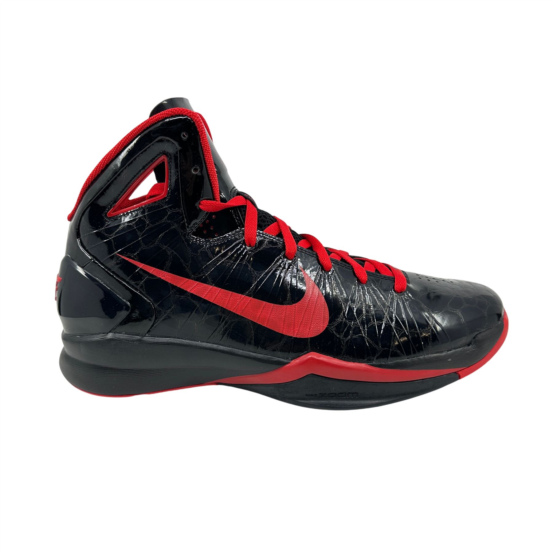 Nike Hyperdunk 2010 Black Sport Red Mens Size 13 Athletic 
