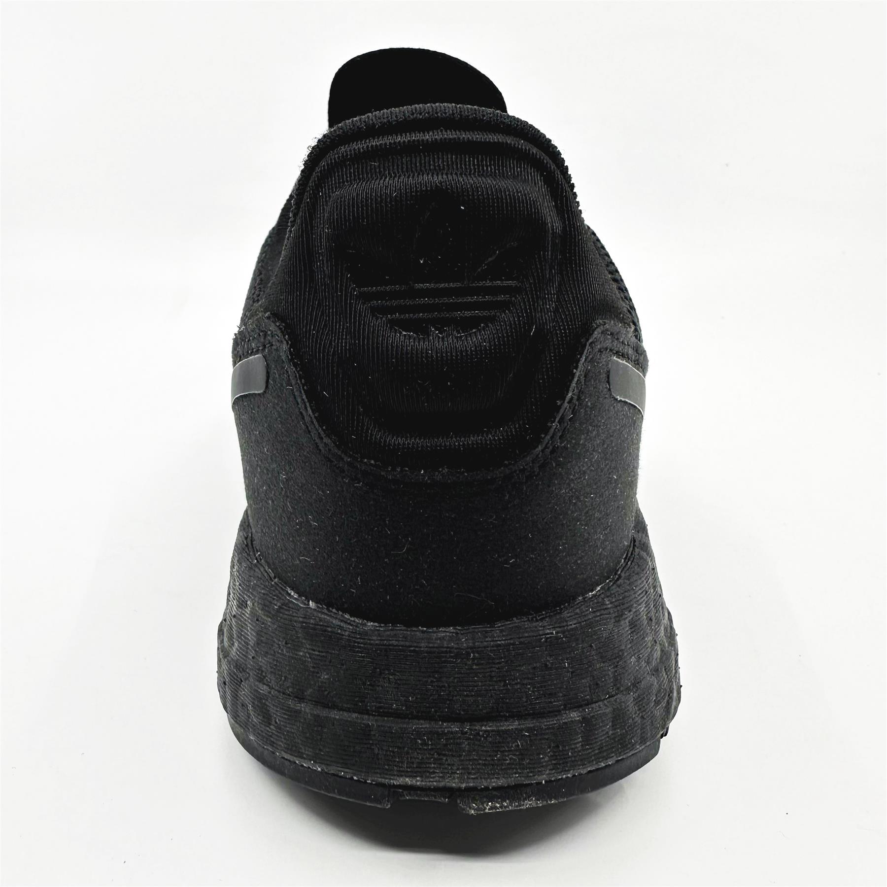 adidas ZX 1K Boost Triple Black Unisex Kids Athletic Sneaker