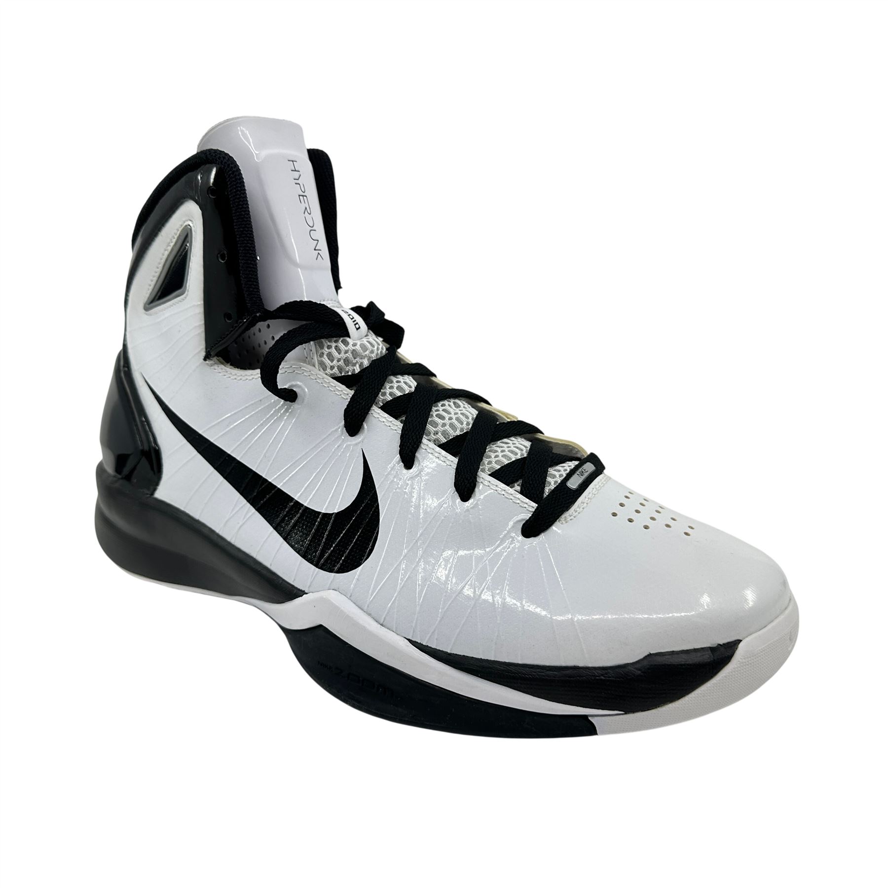 Nike HyperDunk 584433-100 White Black Metallic Silver Basketball  Shoes Size 10 Hyperdunk 2015  main image 3