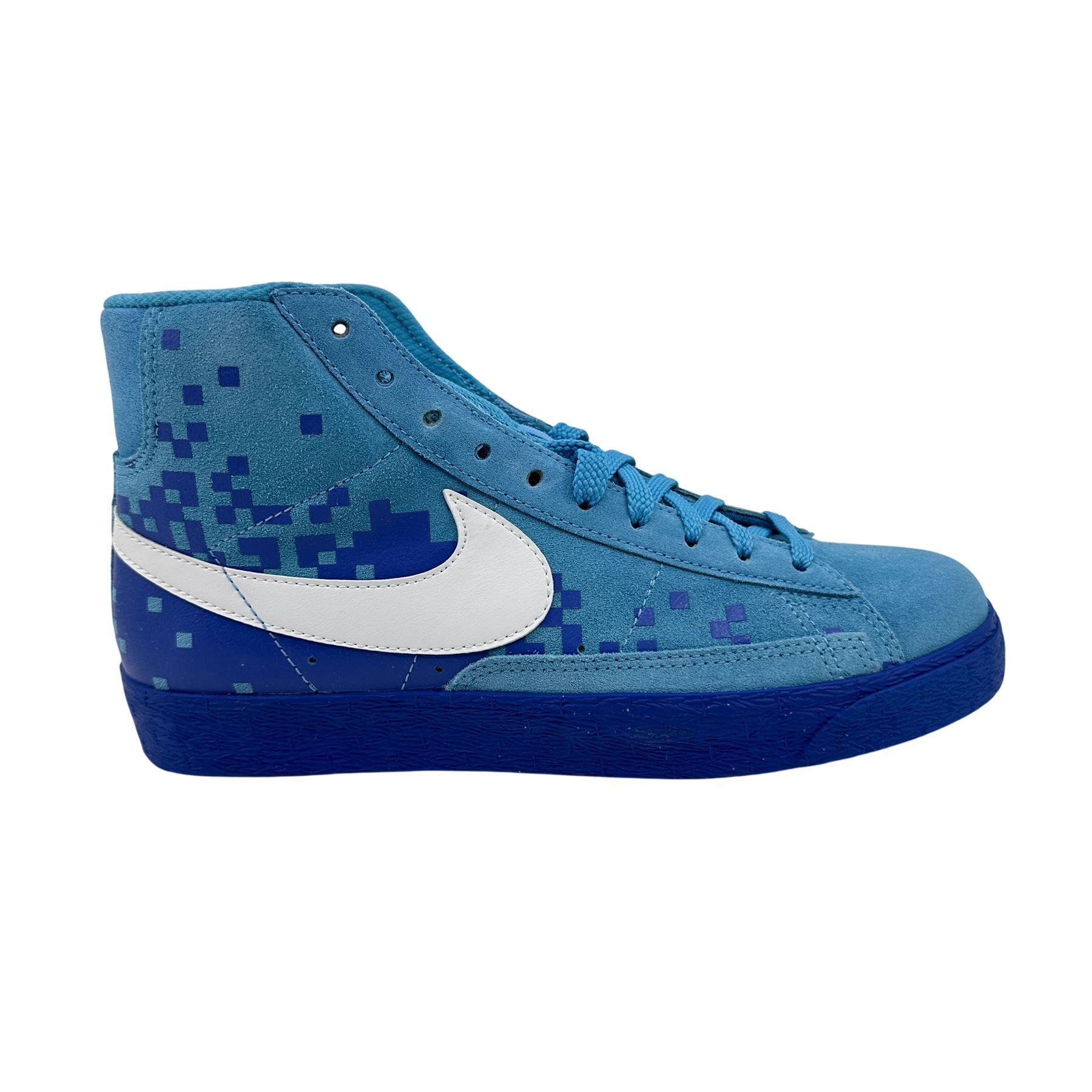 Nike Blazer High Scuba Blue White Mens Athletic Sneaker Nike Blazer High Scuba Blue White Mens Athletic Sneaker | eBay main image 2