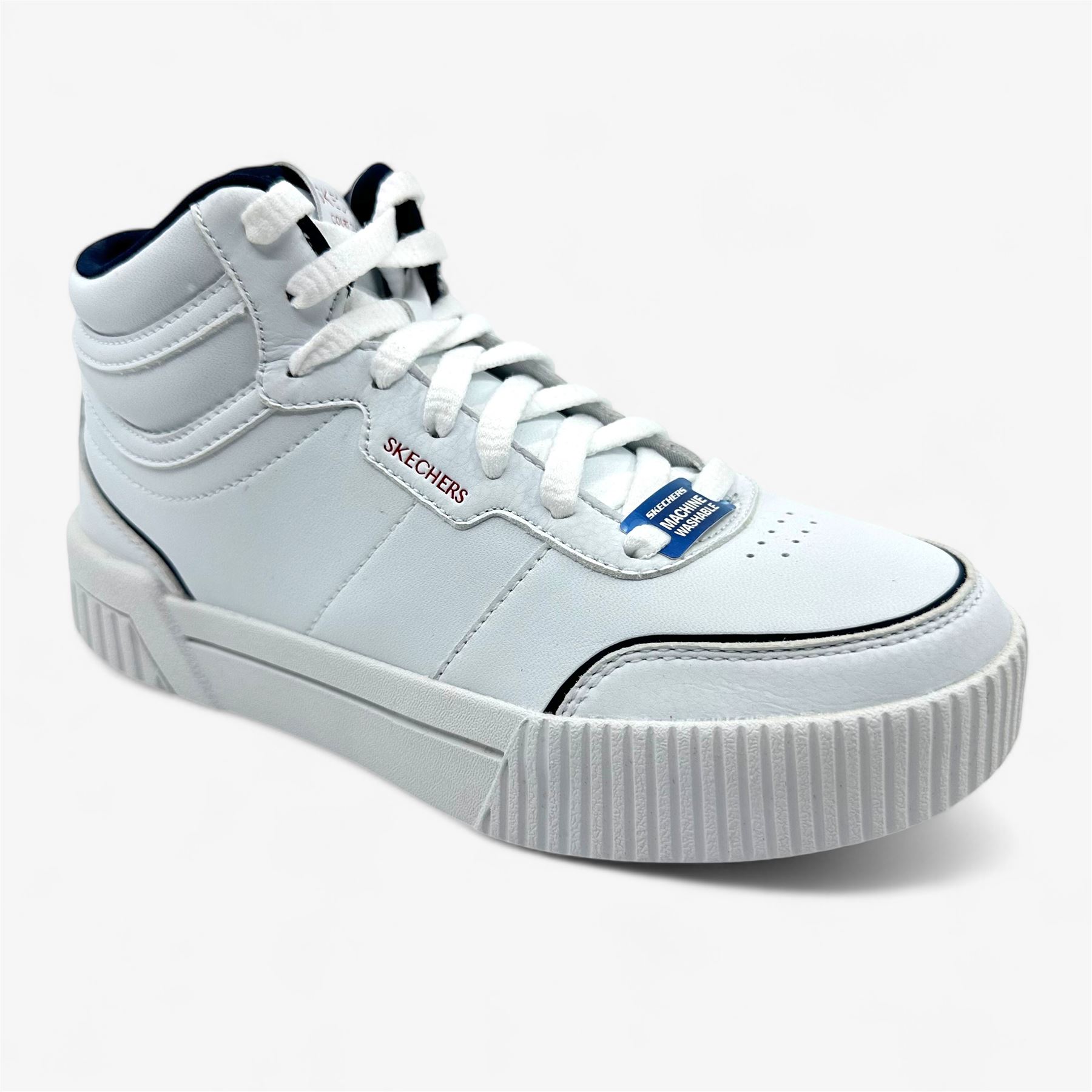 レディースウェア SSCYOR Skechers Jade High Reward White Navy Red Womens Size 5.5