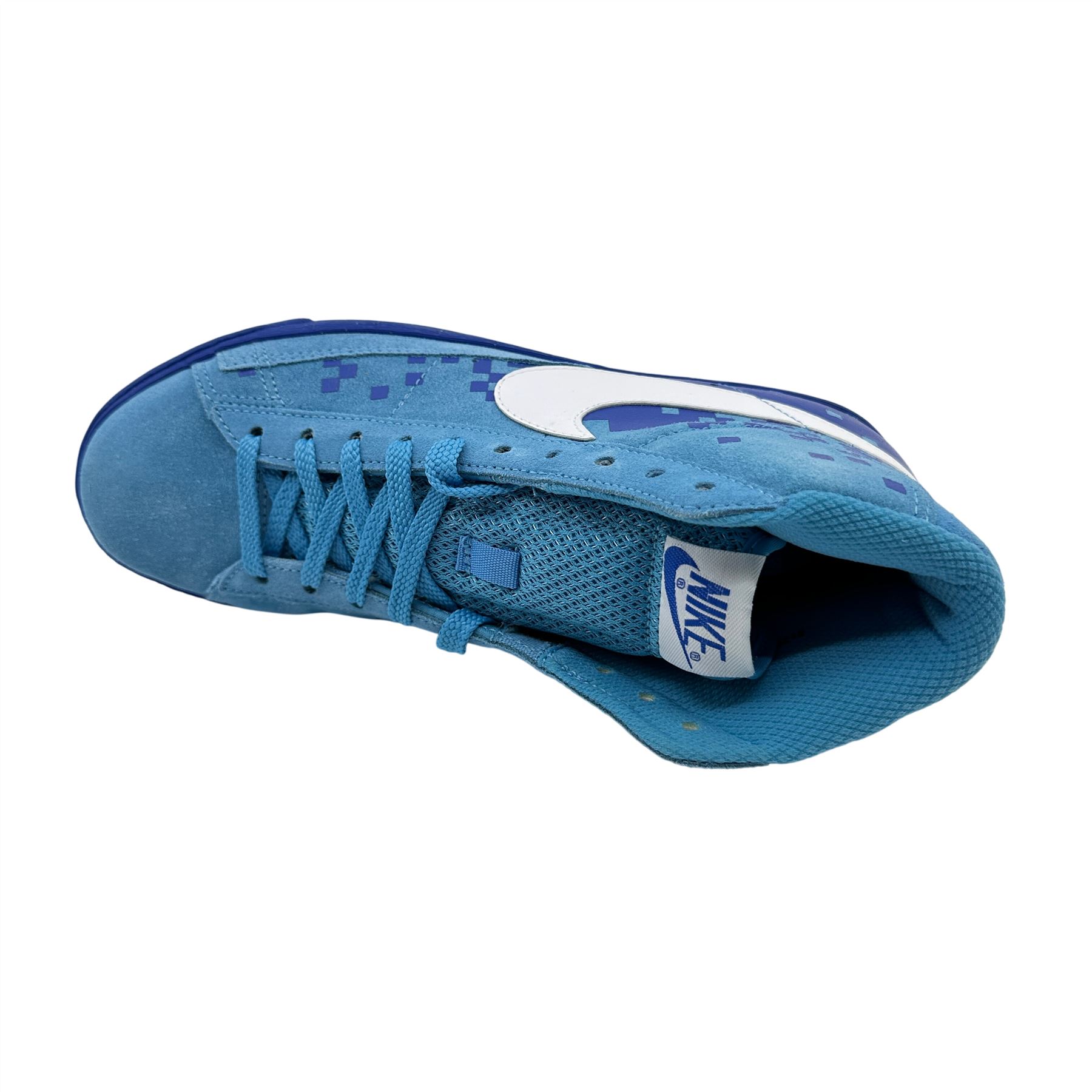 Nike Blazer High Scuba Blue White Mens Athletic Sneaker | eBay