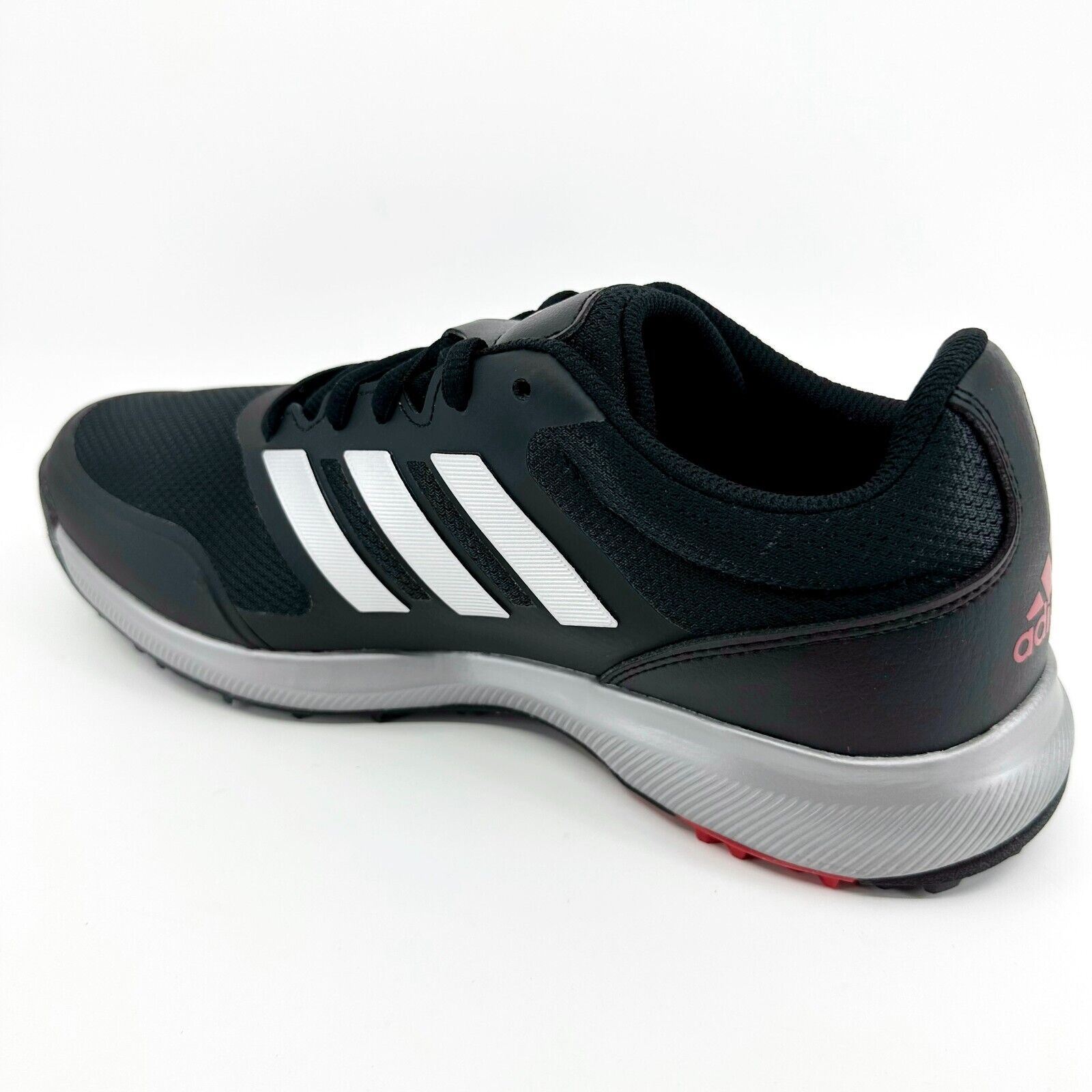 Adidas Tech Response SL Black Silver Scarlet Mens Wide Golf Shoes