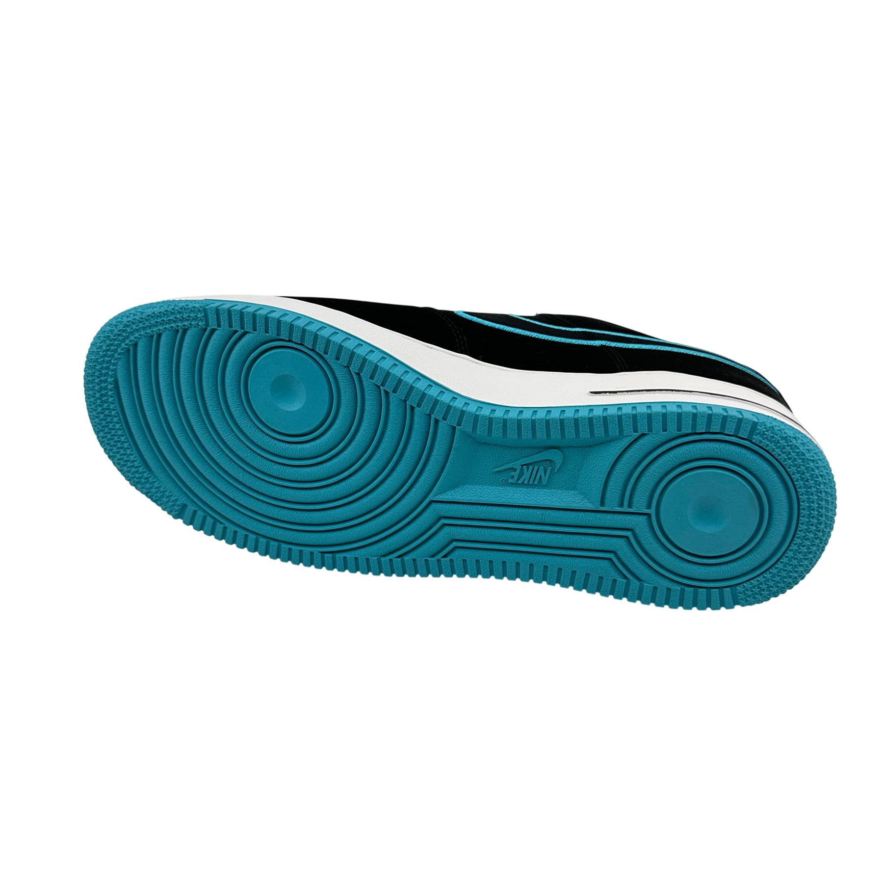 Nike Air Force 1 Black Turquoise Blue Mens Athletic Sneaker | eBay