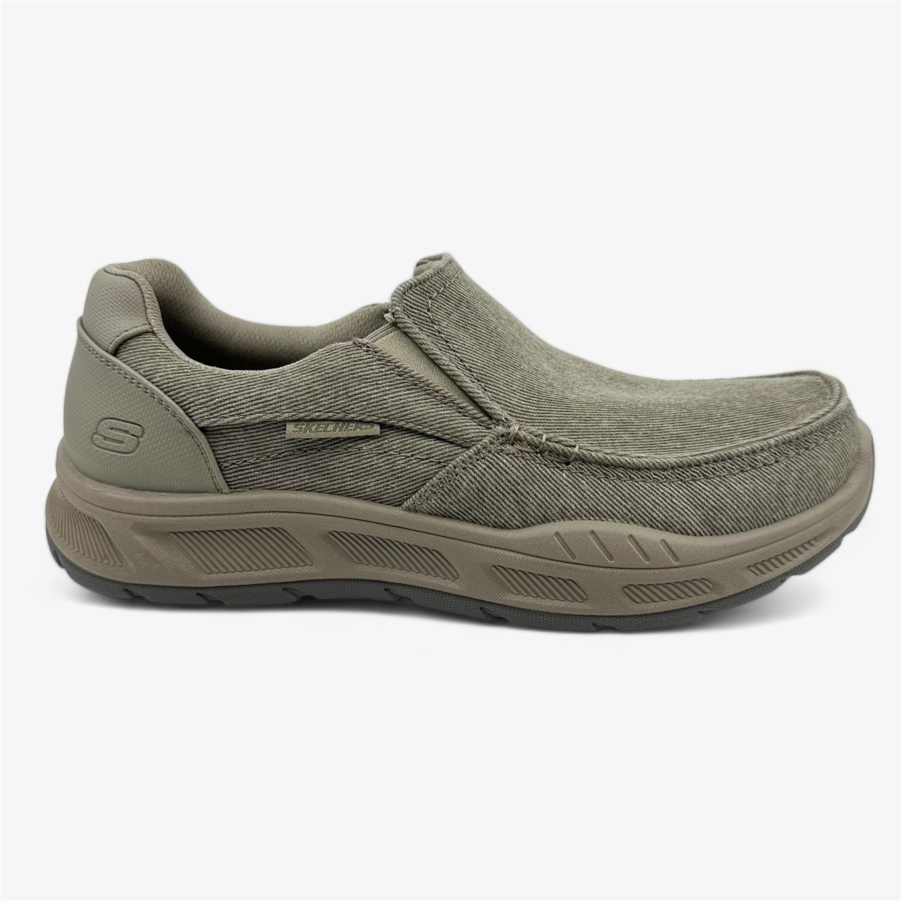 Skechers Cohagen Taupe Mens Casual Relaxed Fit Slip-On | eBay display picture 1