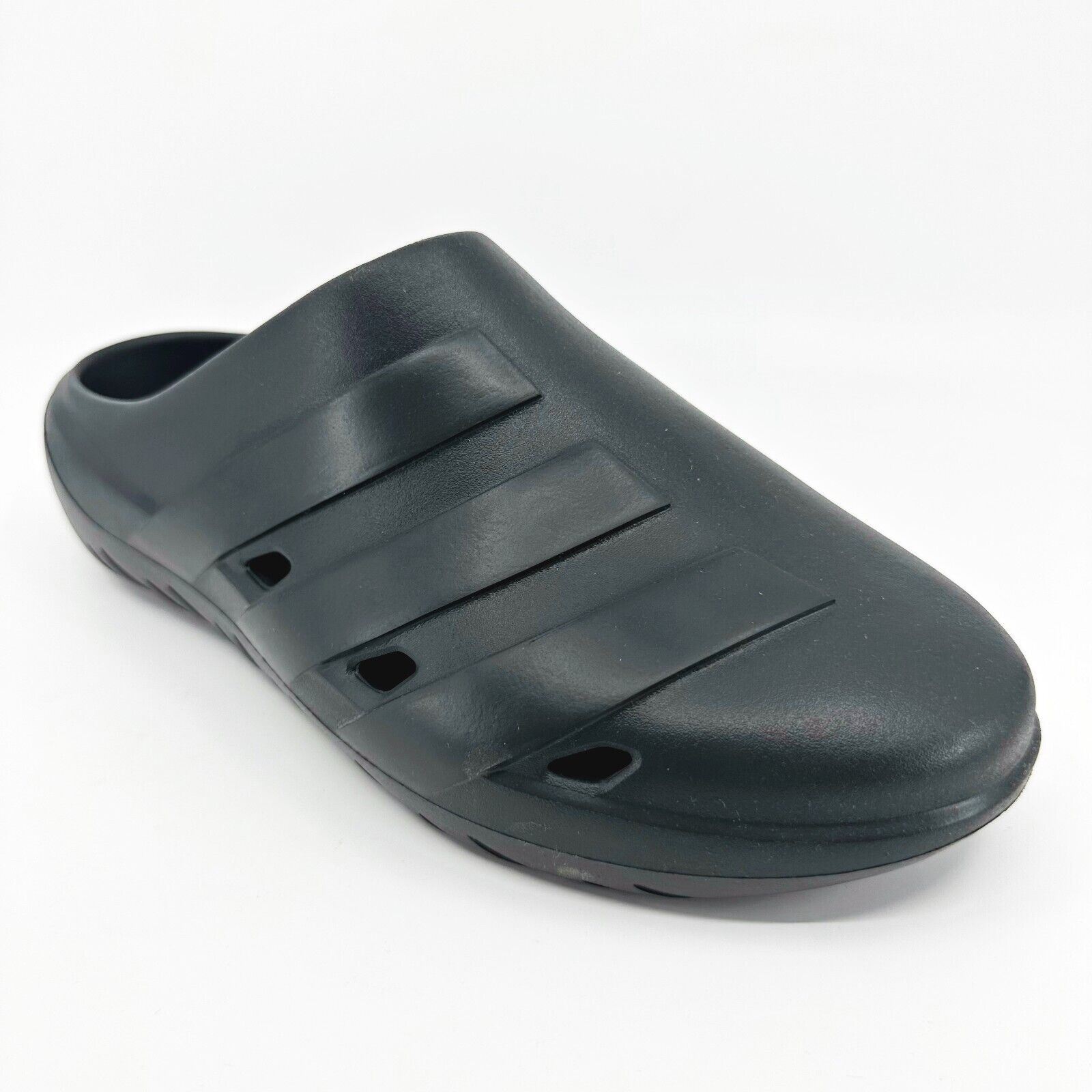 Adidas Adicane Clog Carbon Black Mens Slip On Slides Outdoor