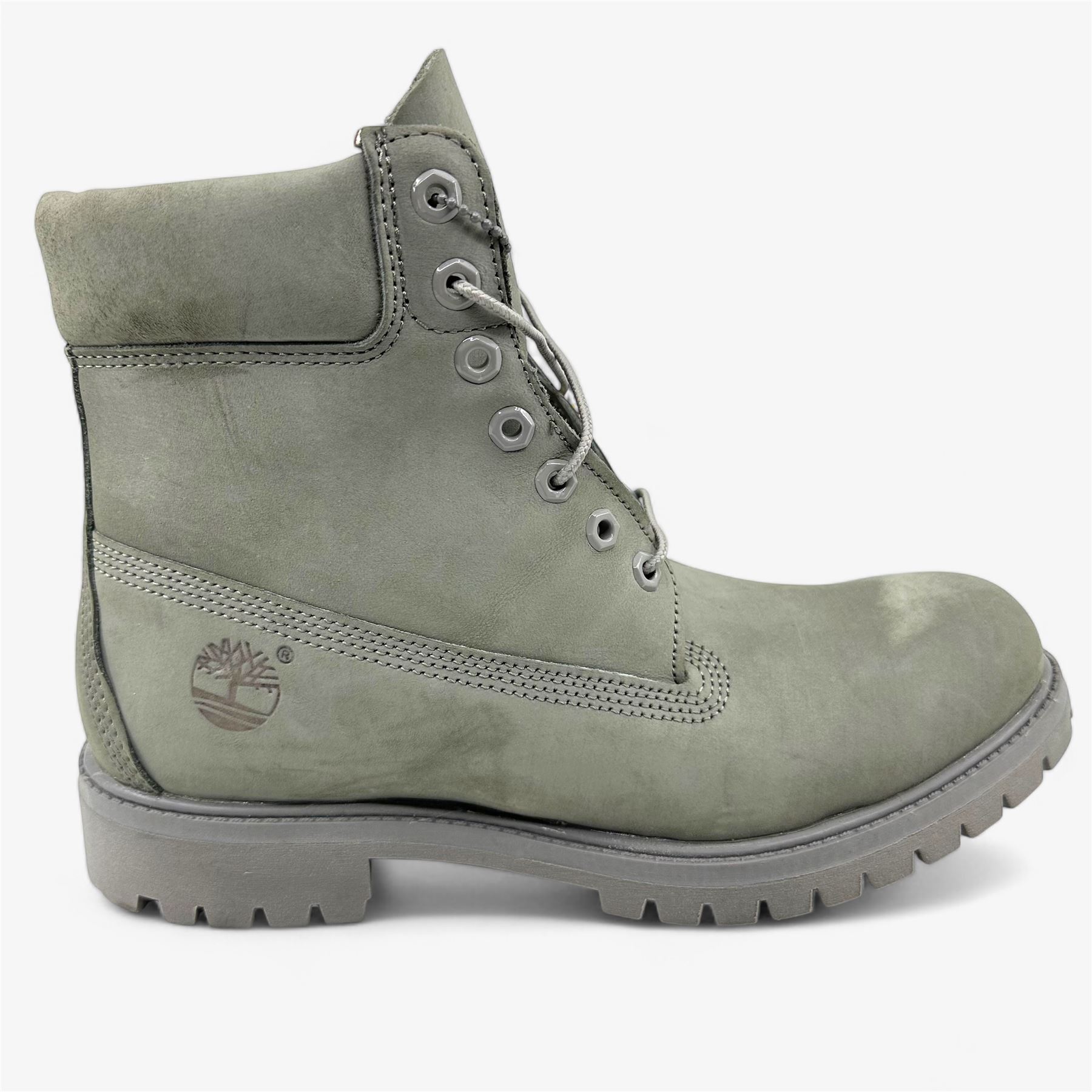 Timberland 6-дюймовые мужские ботинки премиум-класса серого цвета, водонепроницаемые боевые ботинки
