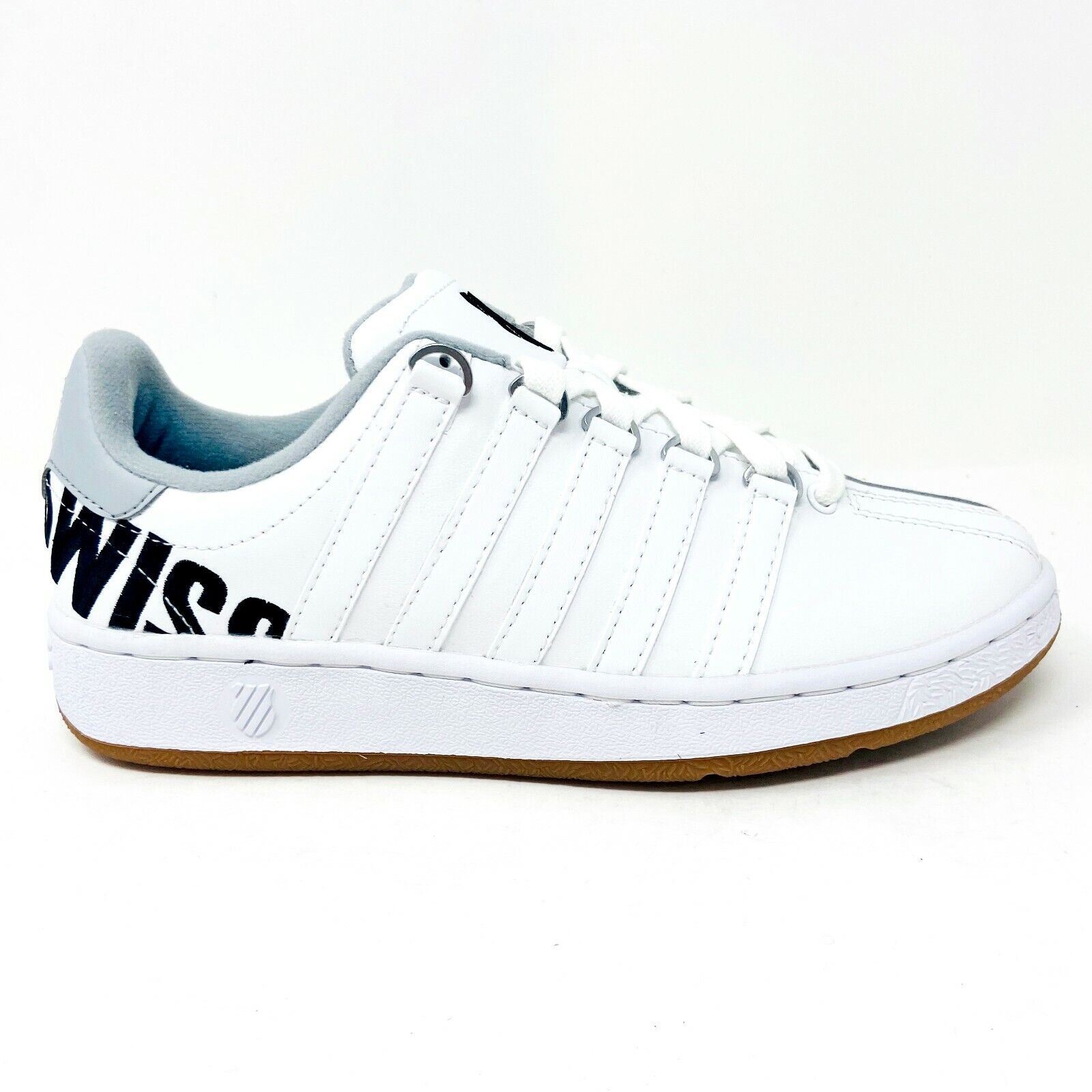 K-Swiss Classic VN White Black Gum Womens Casual Shoes 96393 168