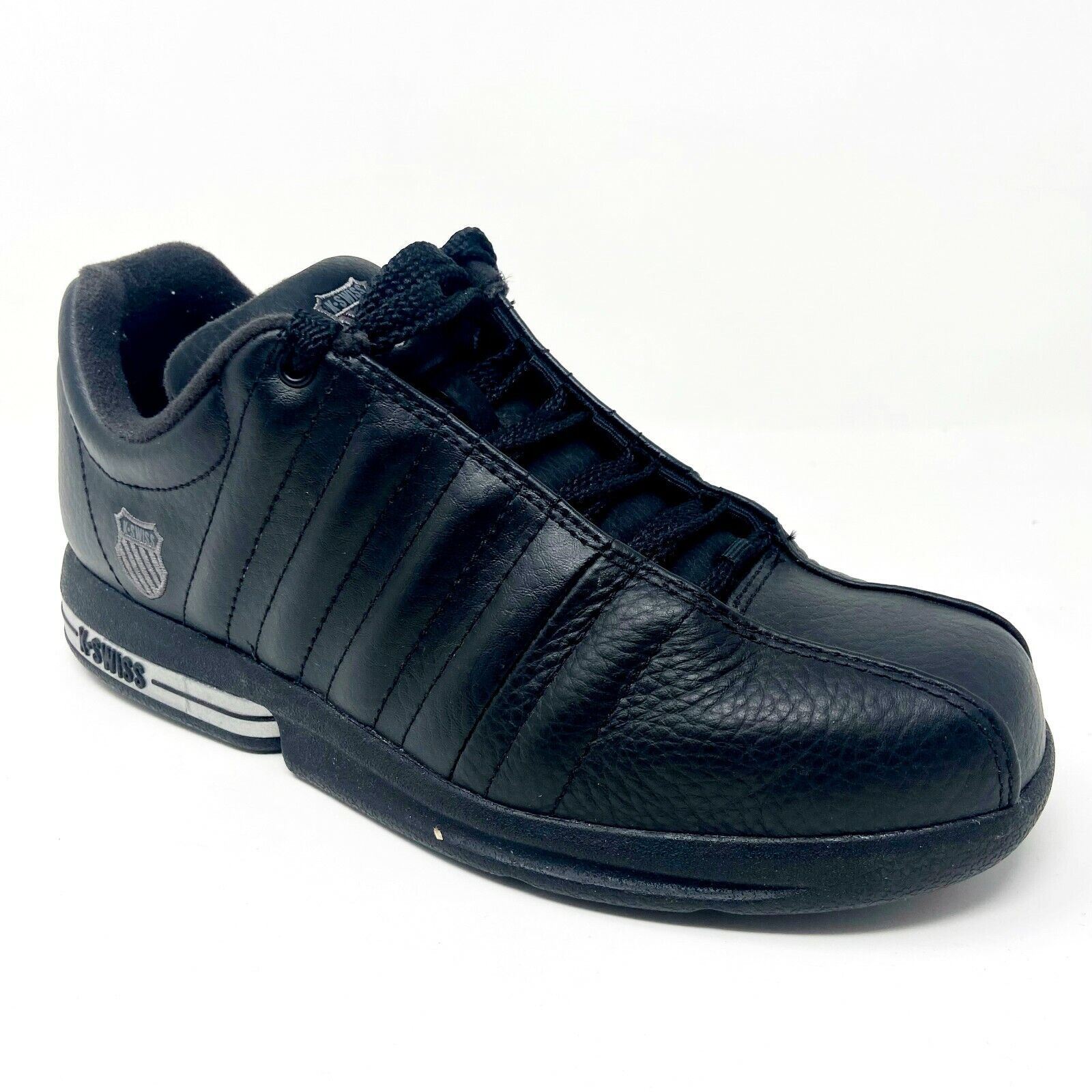 keisuzuki ケイスズキ　タクソン　ワッフル black K-Swiss Renz Black Charcoal Child Kids Casual Sneakers
