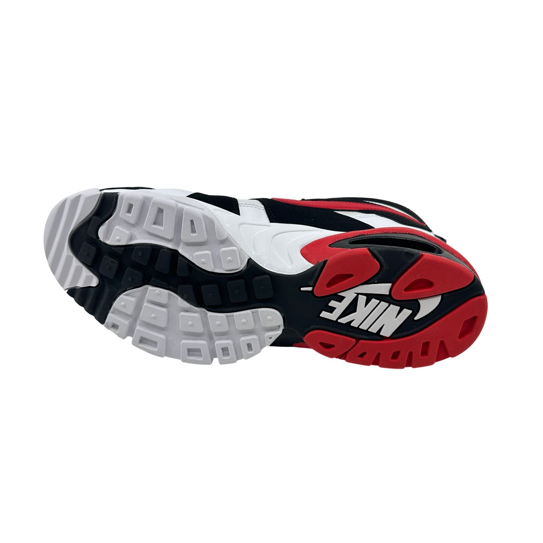 Nike Air Diamond Fury \'96 White University Red Black Mens Athletic Sneaker Nike Air Diamond Fury - White, Black And Red - YouTube main image 4