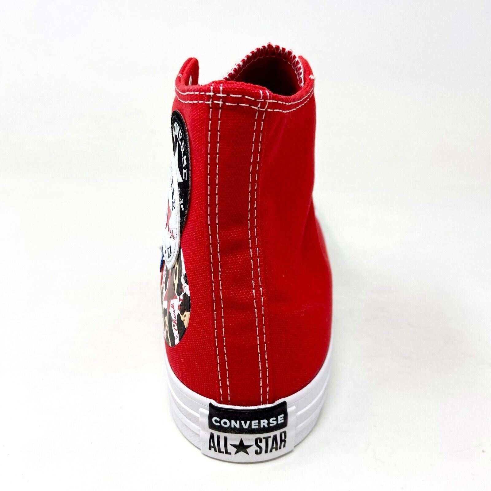 Converse Shoes/Sneakers UNISEX M 8 CTAS HI University Red Black Canvas 166736C Converse CTAS Hi Logo Play University Red Black Mens Casual  main image 4