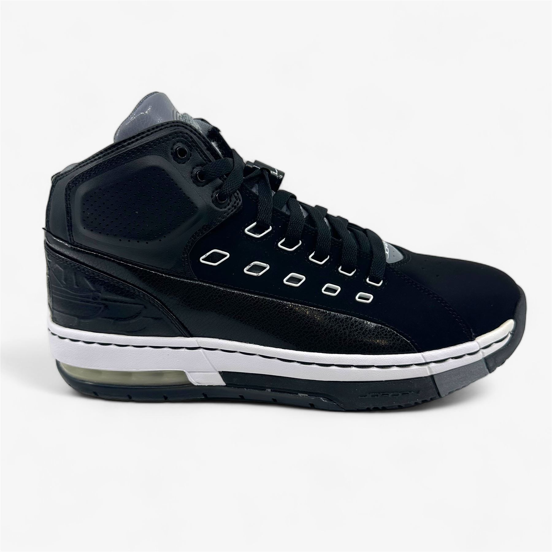 Jordan Ol\' School Black White Cool Grey Mens Athletic Sneaker Jordan Ol main image 4
