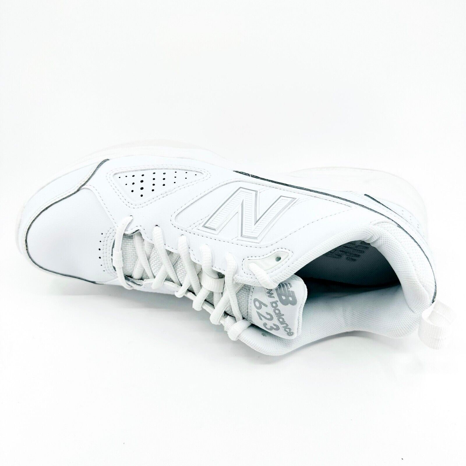 靴 new balance summer New Balance 623 Triple White Mens Casual Trainers Sneakers