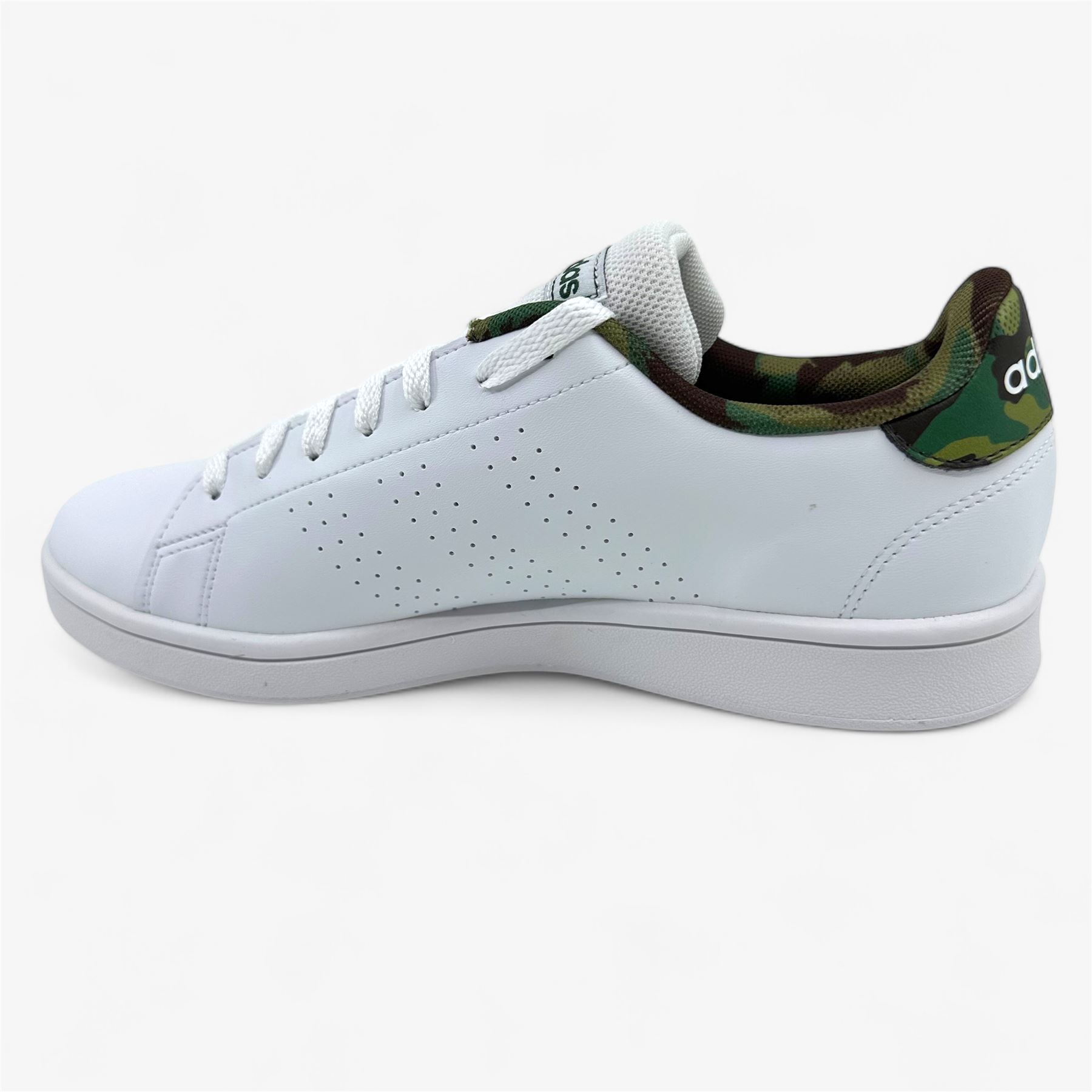 adidas gazelle silver green womens adidas Advantage 2.0 Men's Shoes, Size: 7.5, White Gray White main image 0