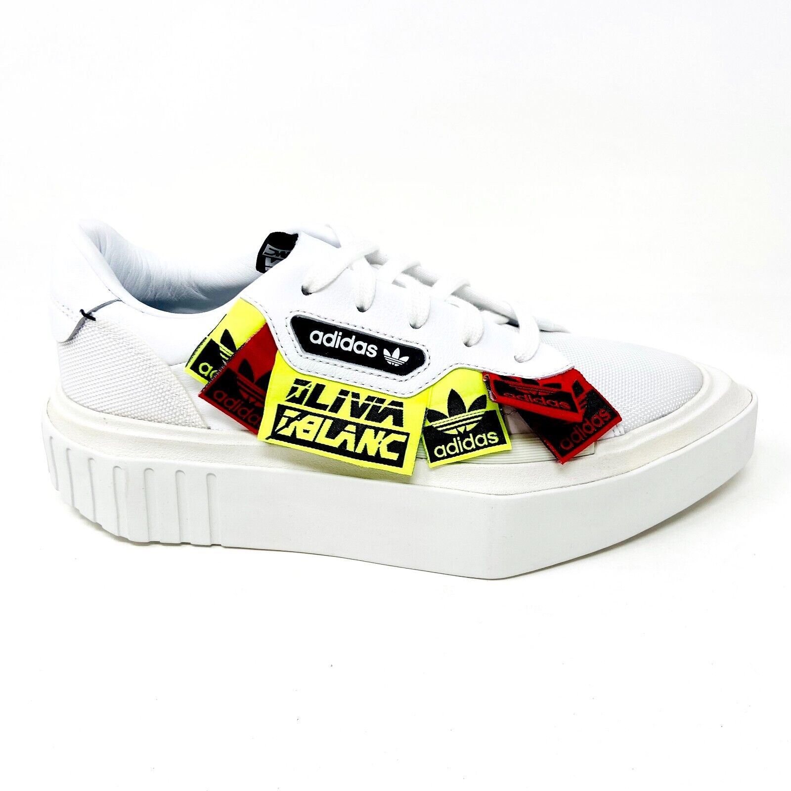 Adidas Hypersleek Olivia LeBlanc White Womens Size 4.5 Platform