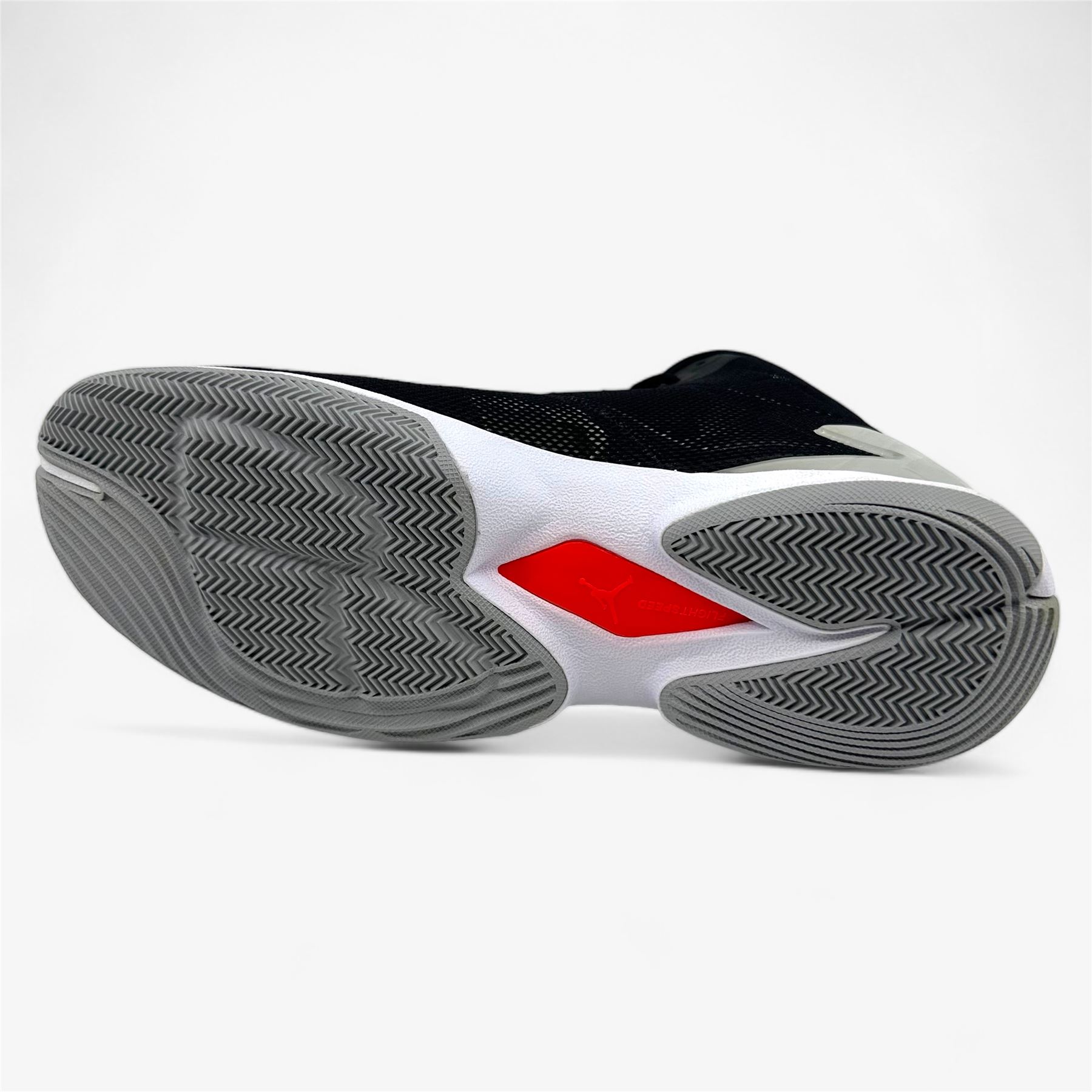 Jordan Super.Fly 4 Black Wolf Grey Infrared 23 Mens Athletic Sneaker Air Jordan Super.Fly 4 - Black/White-Dark Grey-Infrared 23  main image 4