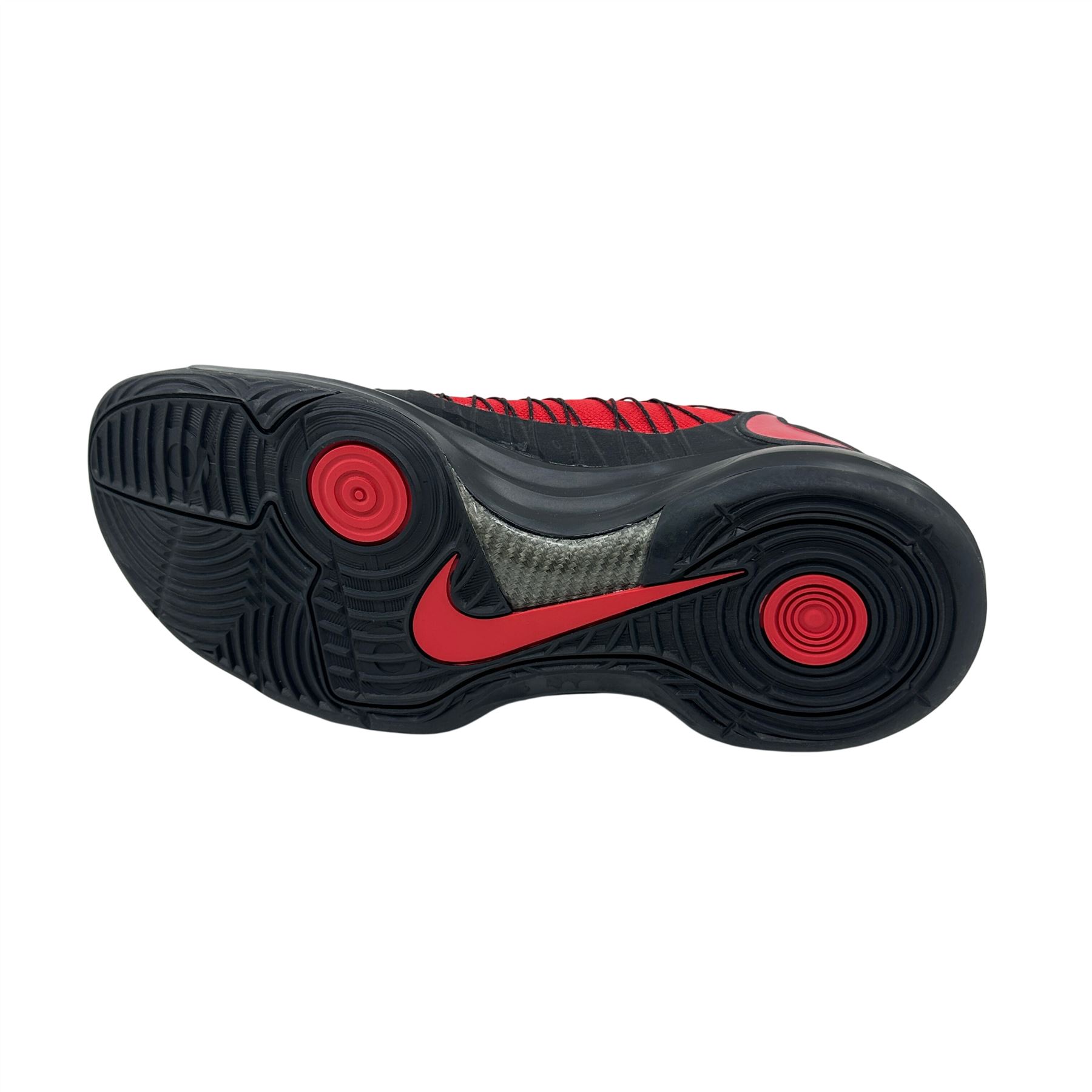 Nike Hyperdunk Black University Red Mens Athletic Sneaker | eBay