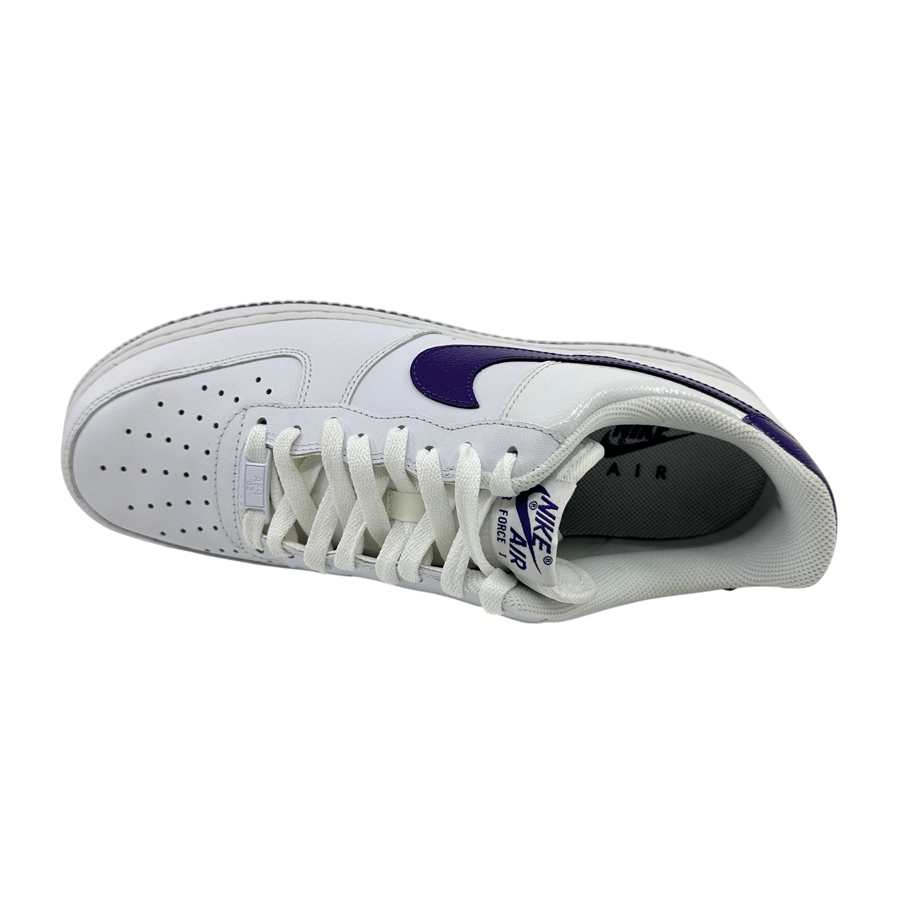 Nike Air Force 1 \'07 White Club Purple Mens Athletic Sneaker Nike Air Force 1  main image 3