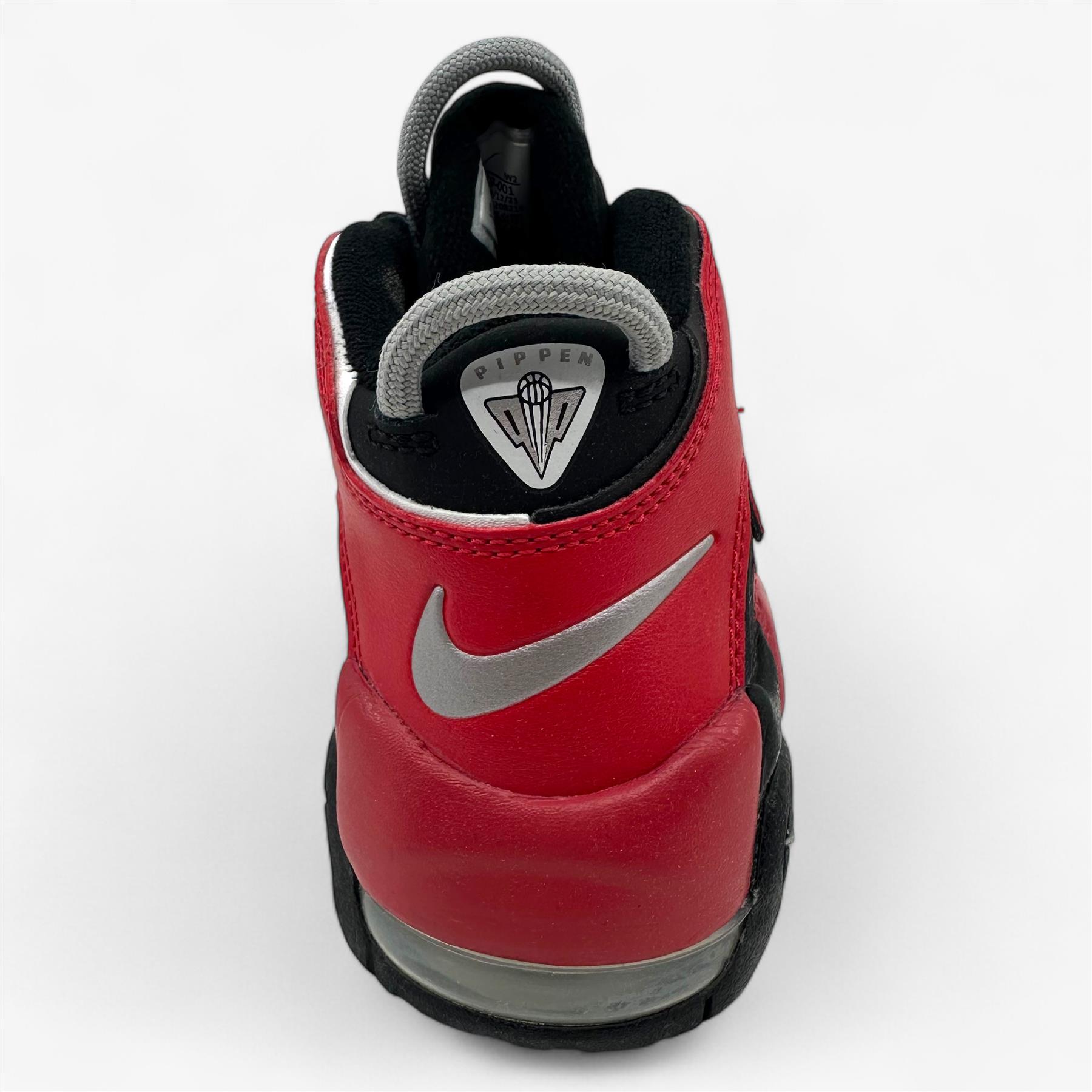 Nike Air More Uptempo PS Black University Red Kids Athletic