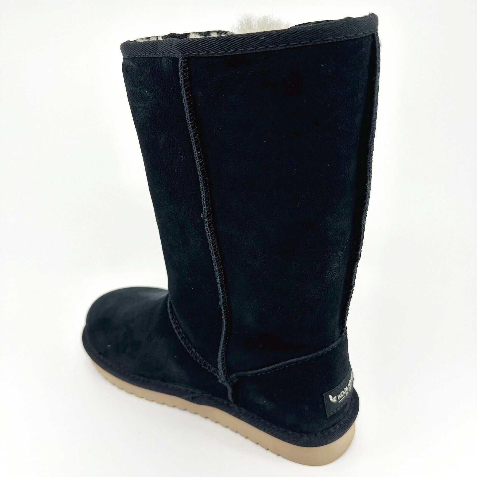 Koolaburra by UGG Victoria Tall Womens Black Faux Fur Shearling