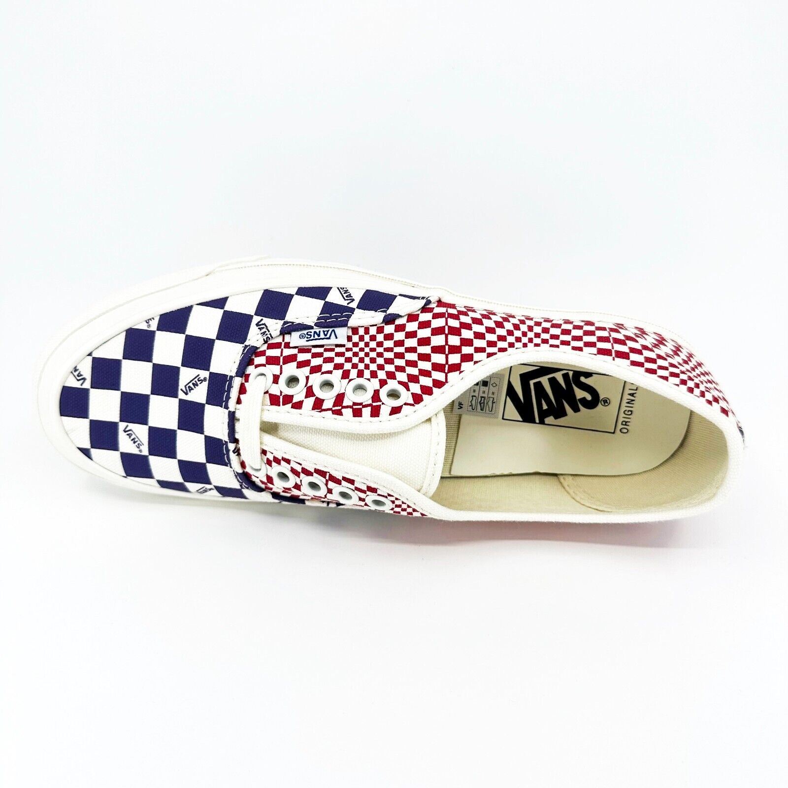 Vans Vault OG Authentic LX (Canvas) Logo Check Violet Indigo